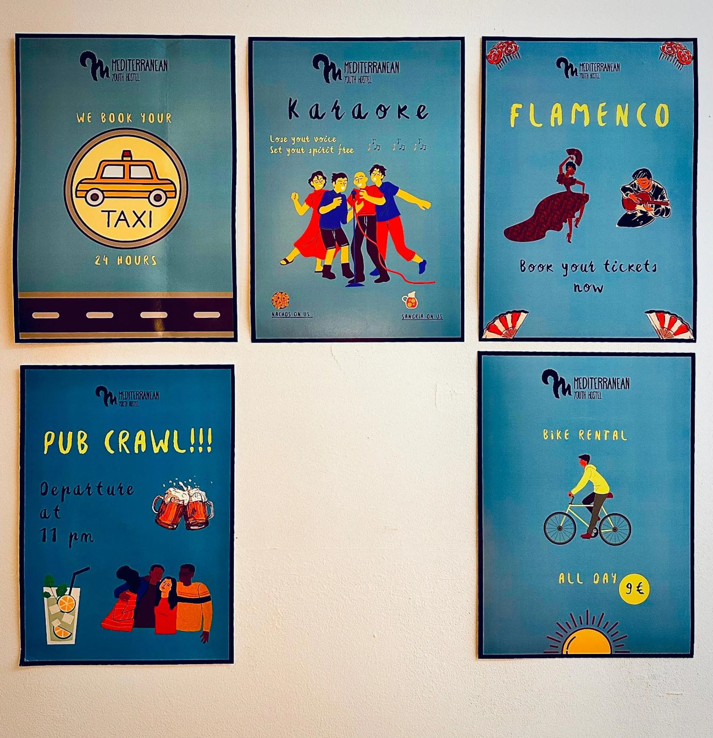 Activities in Mediterranean Hostel Barcelona