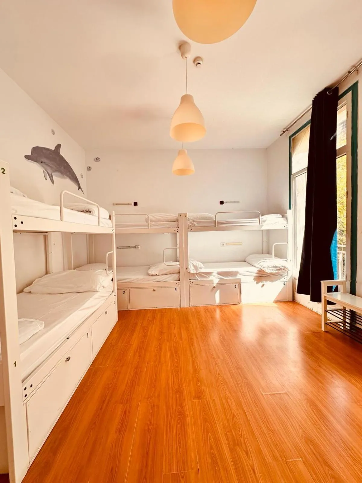 Photo of the whole room, Bed in Mediterranean Hostel Barcelona