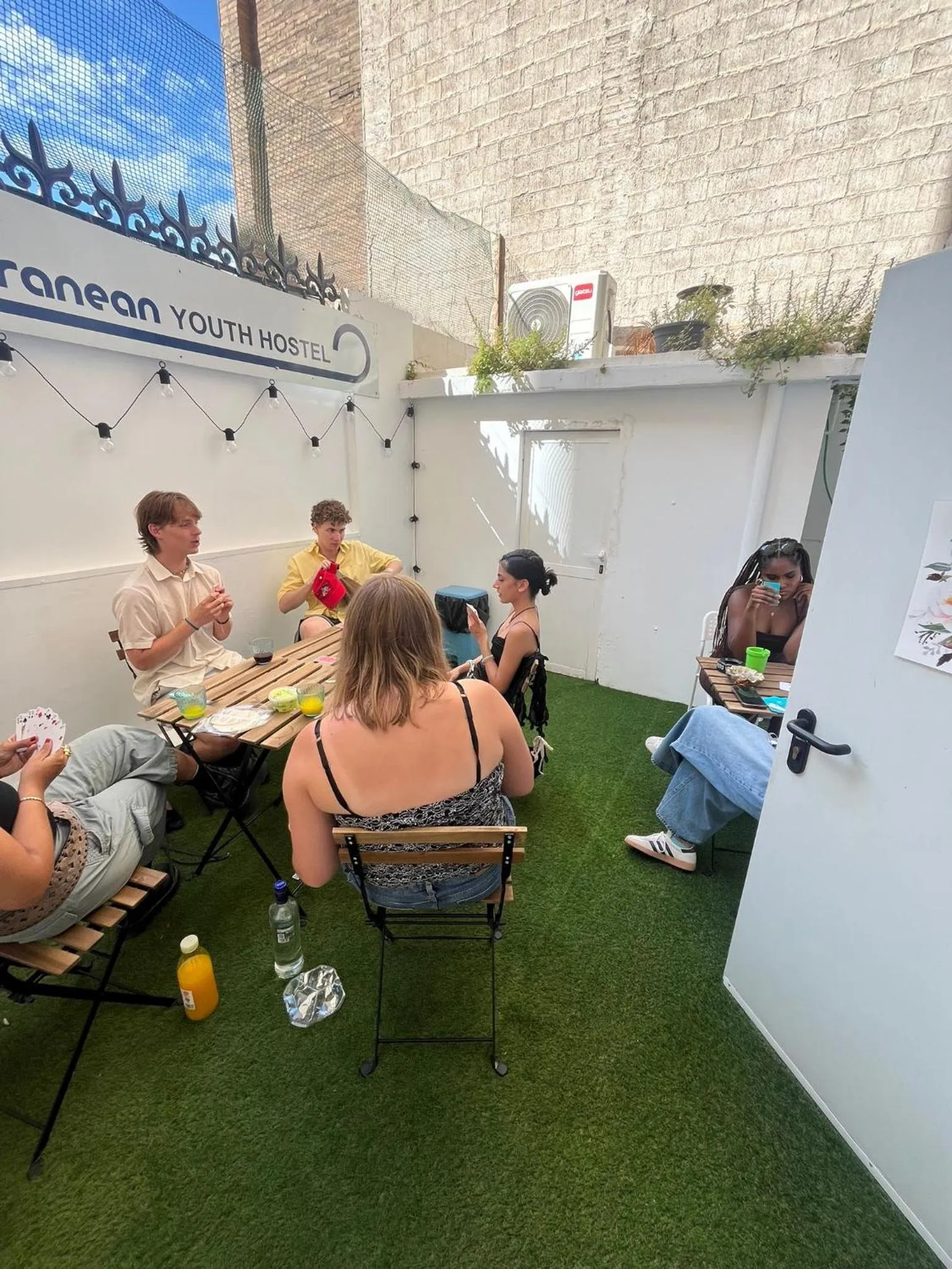 Balcony/Terrace in Mediterranean Hostel Barcelona
