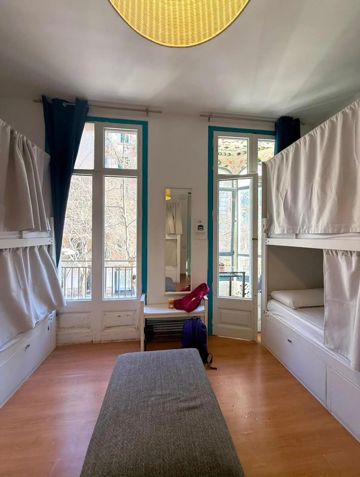 Bed in Mediterranean Hostel Barcelona