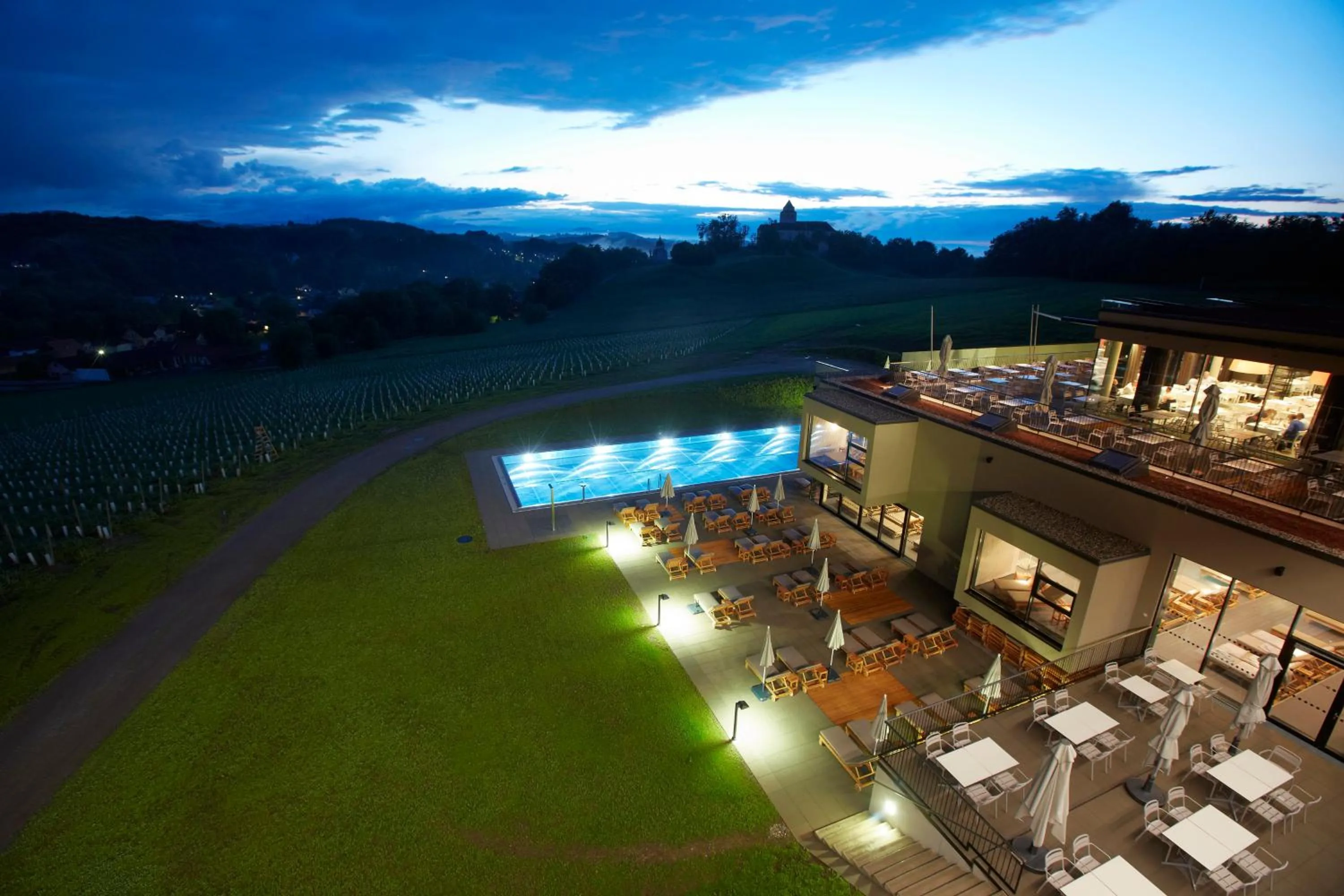 Bird's eye view in LOISIUM Wine & Spa Hotel Südsteiermark