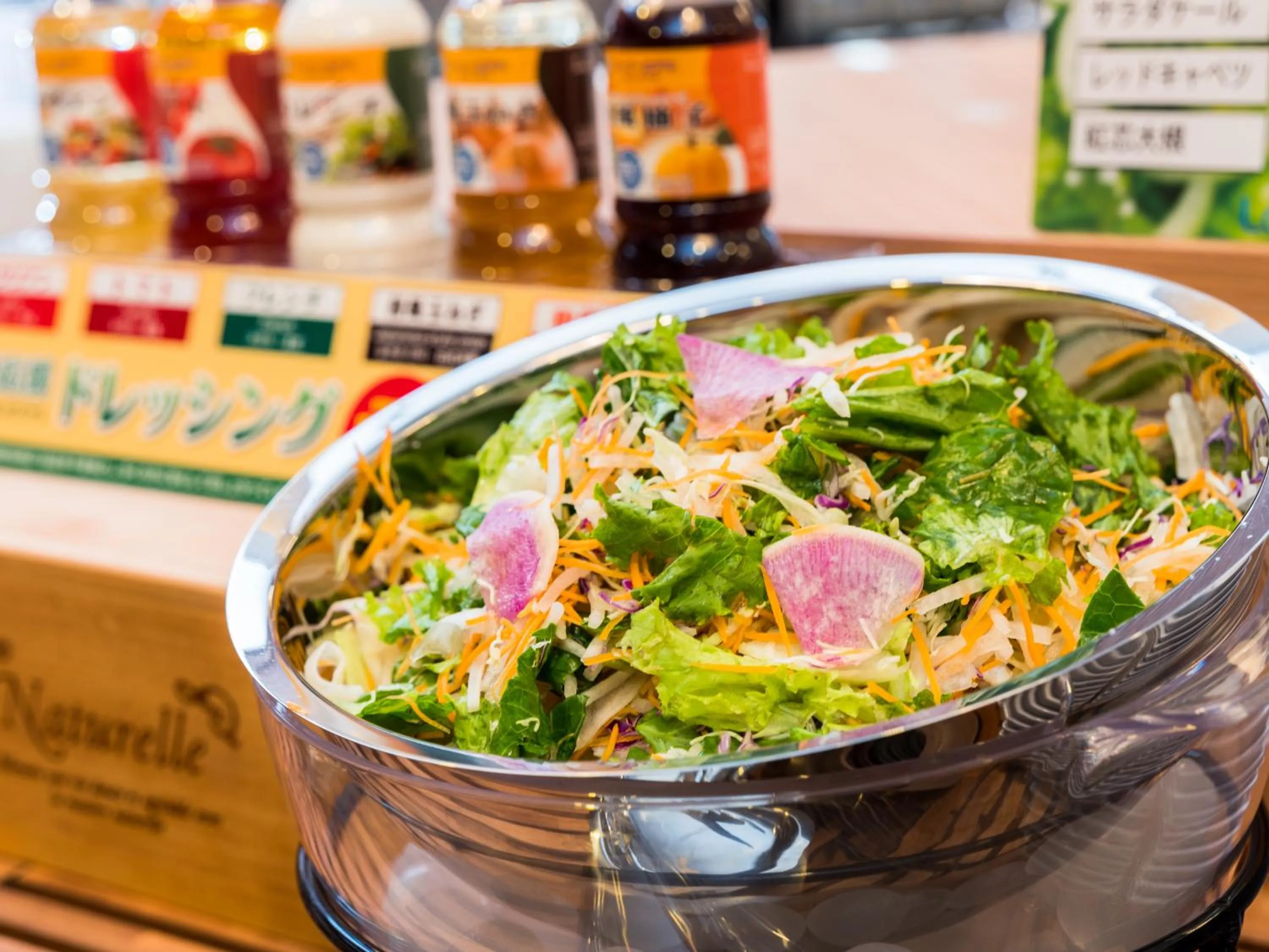 Buffet breakfast in Super Hotel Tokyo Shiba