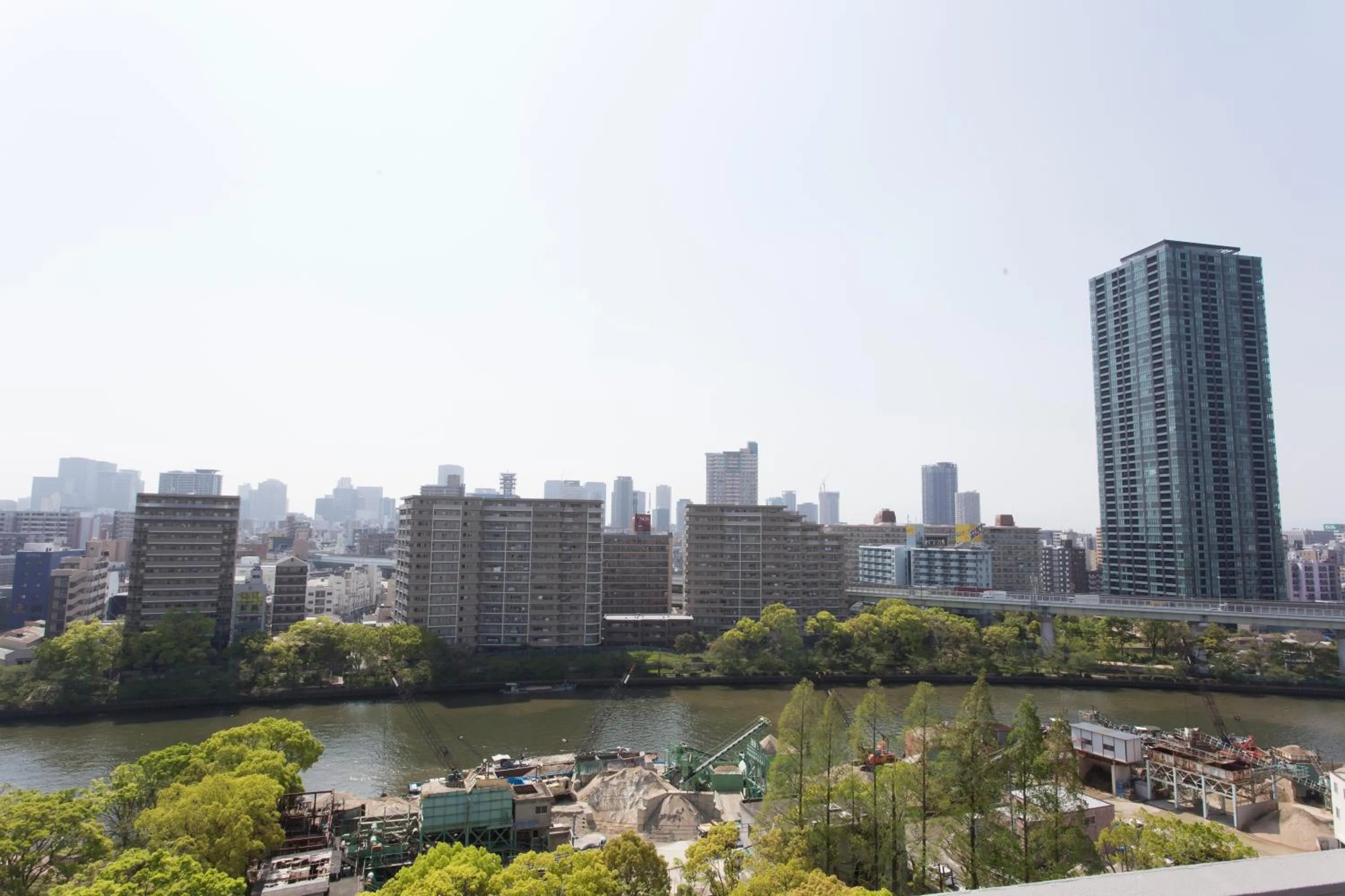 River view in Osaka Riverside Hotel