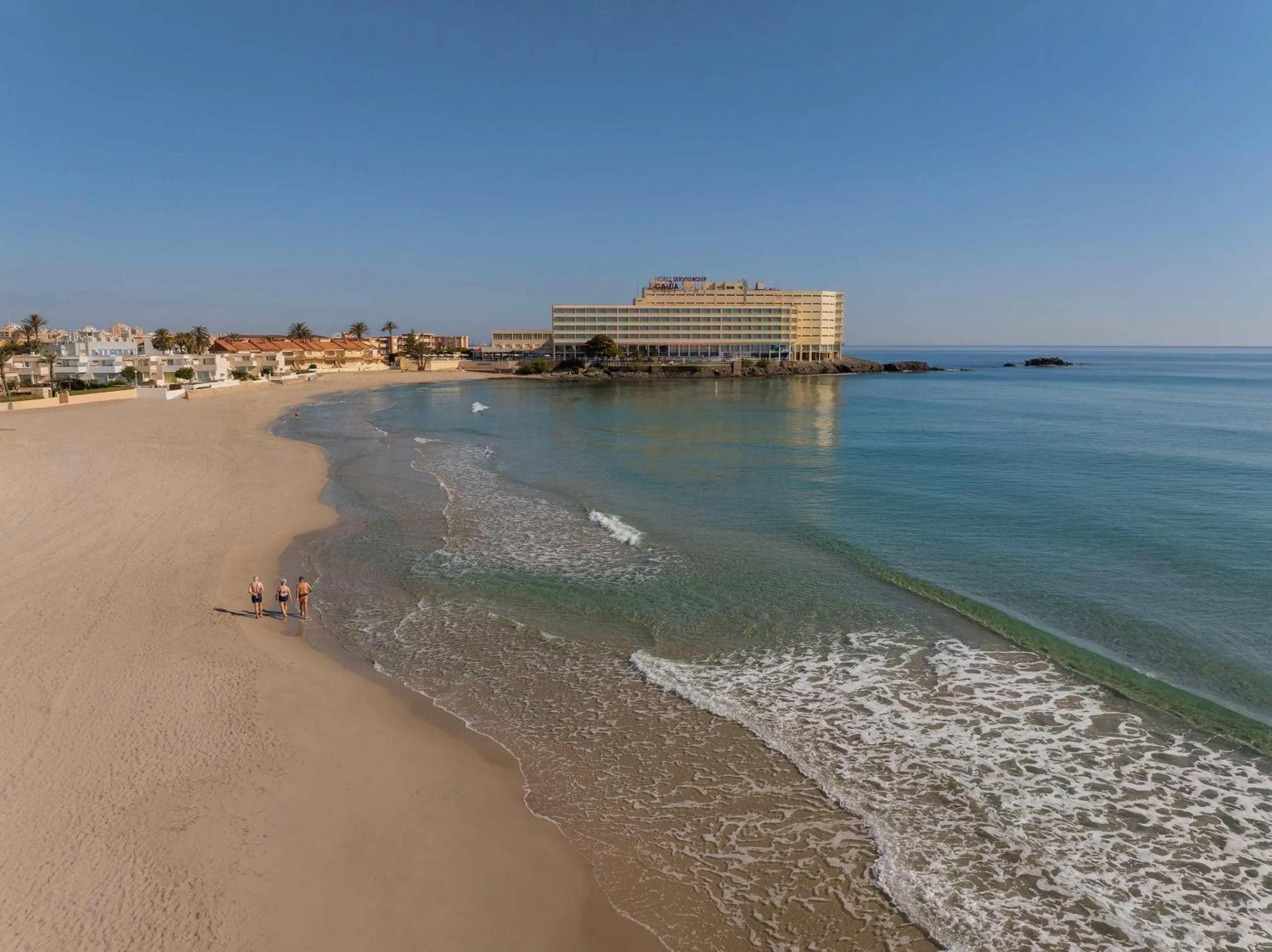 Beach in Hotel Servigroup Galua