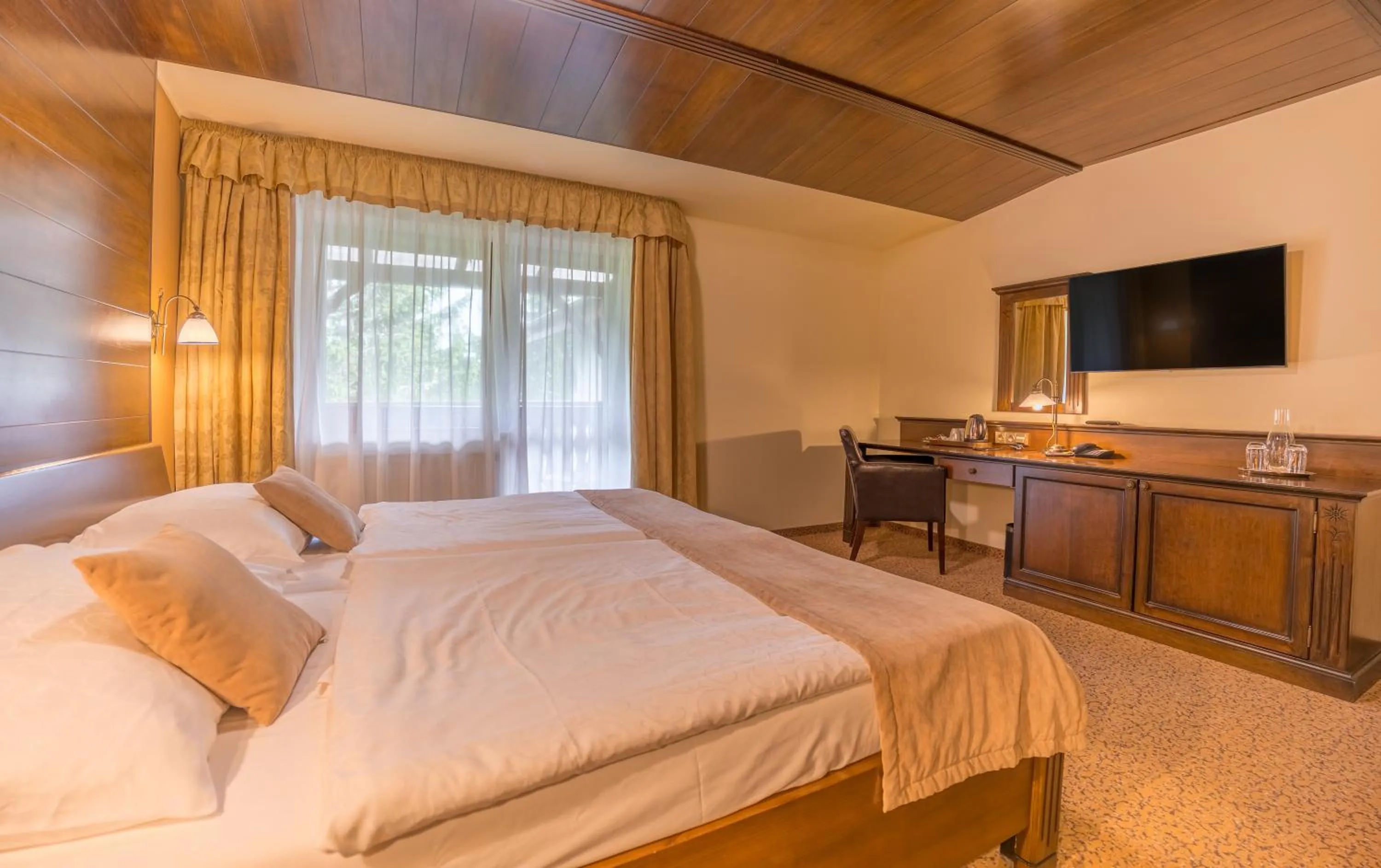 Photo of the whole room, Bed in APLEND Wellness Hotel Borovica