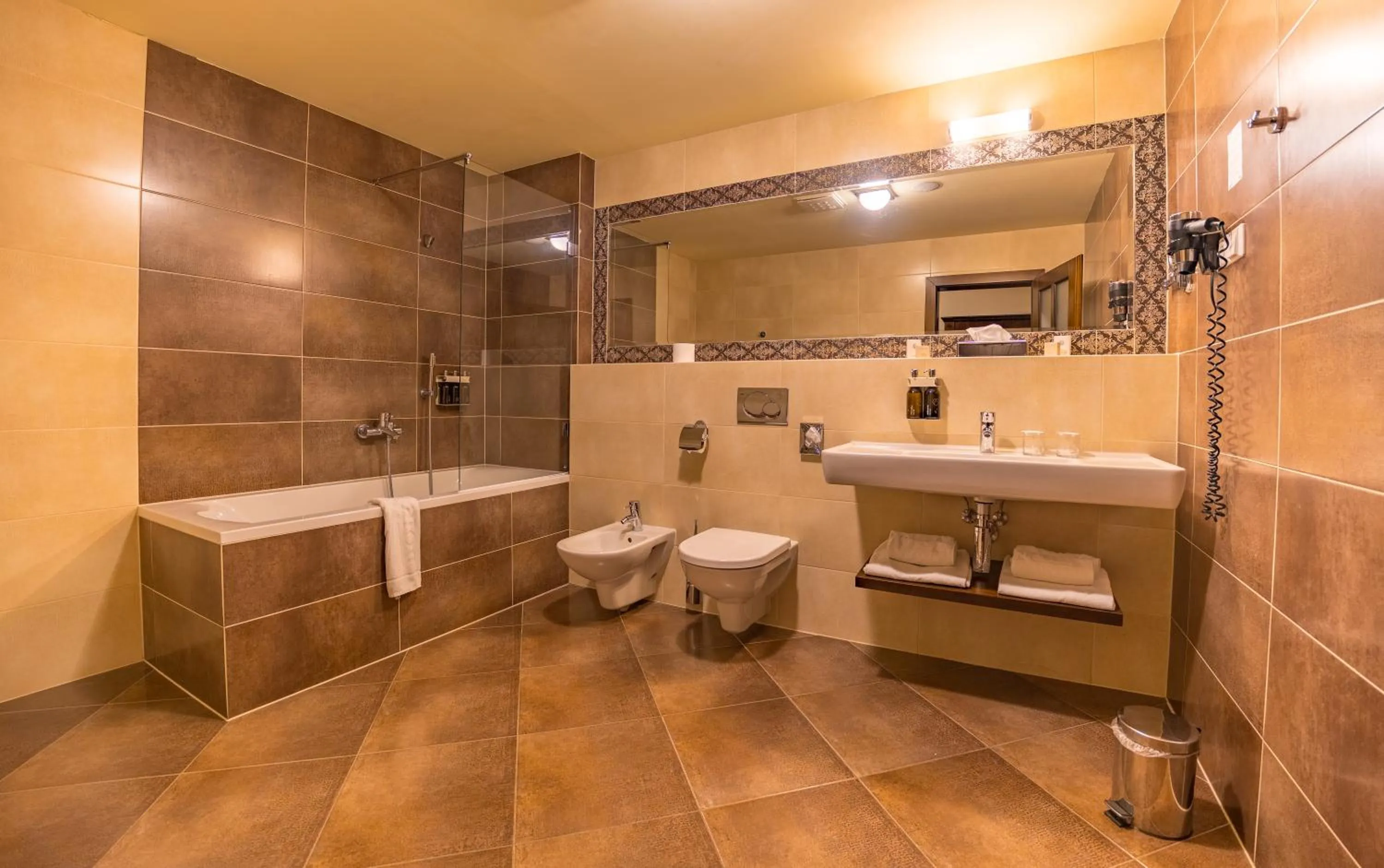 Bathroom in APLEND Wellness Hotel Borovica