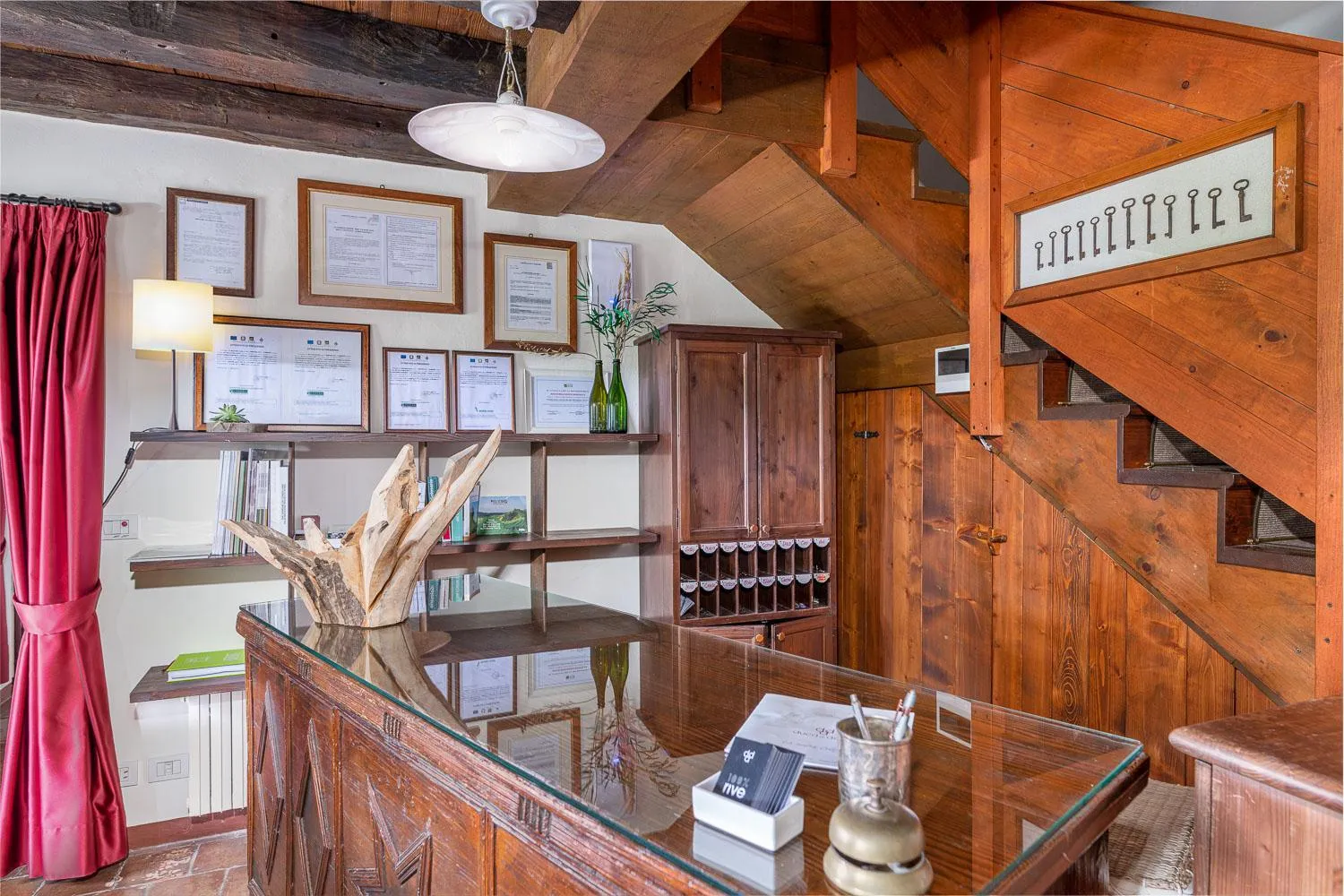 Lobby or reception in Duca Di Dolle Wine & Relais