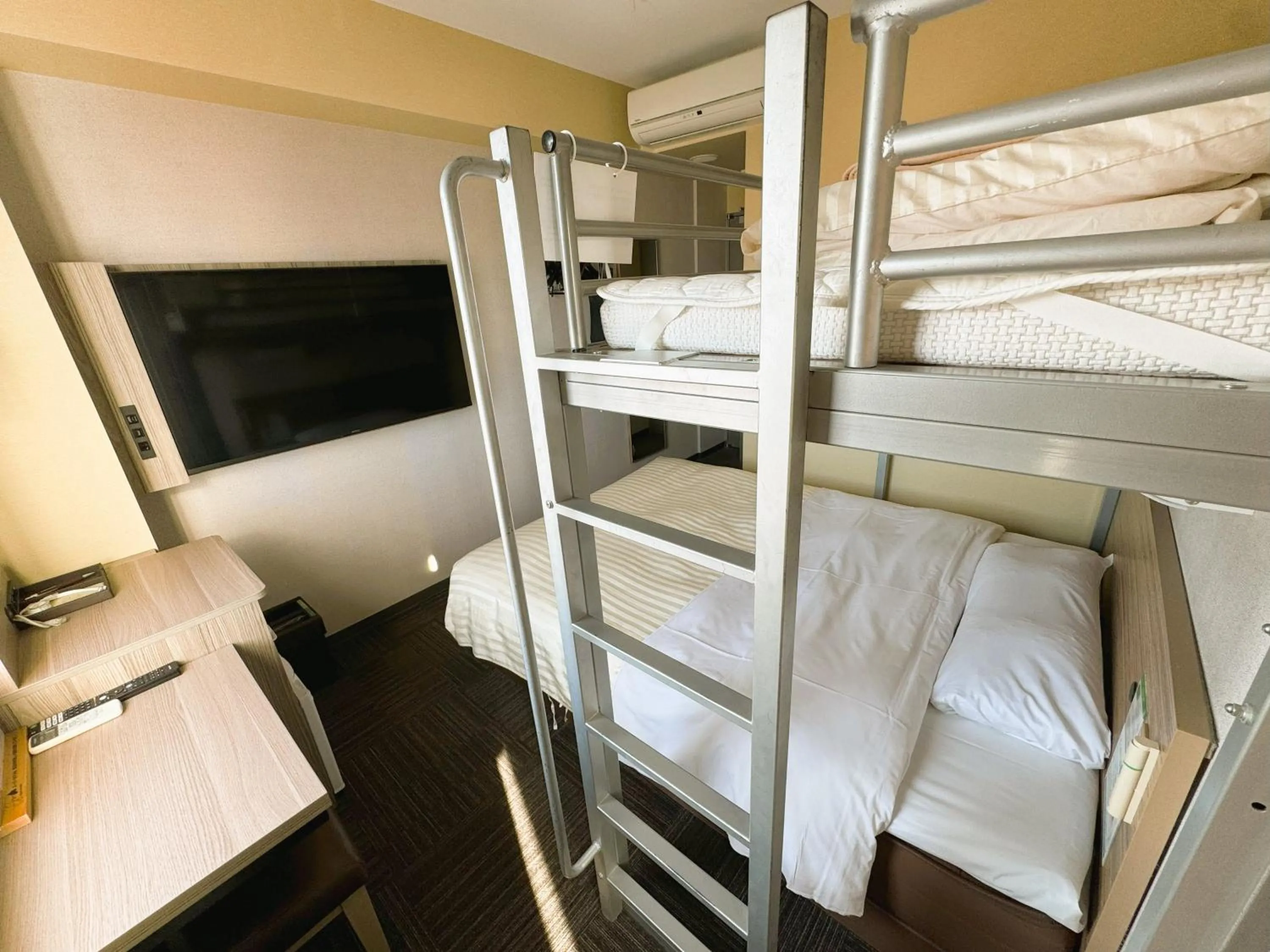 Bed in Super Hotel Hirosaki