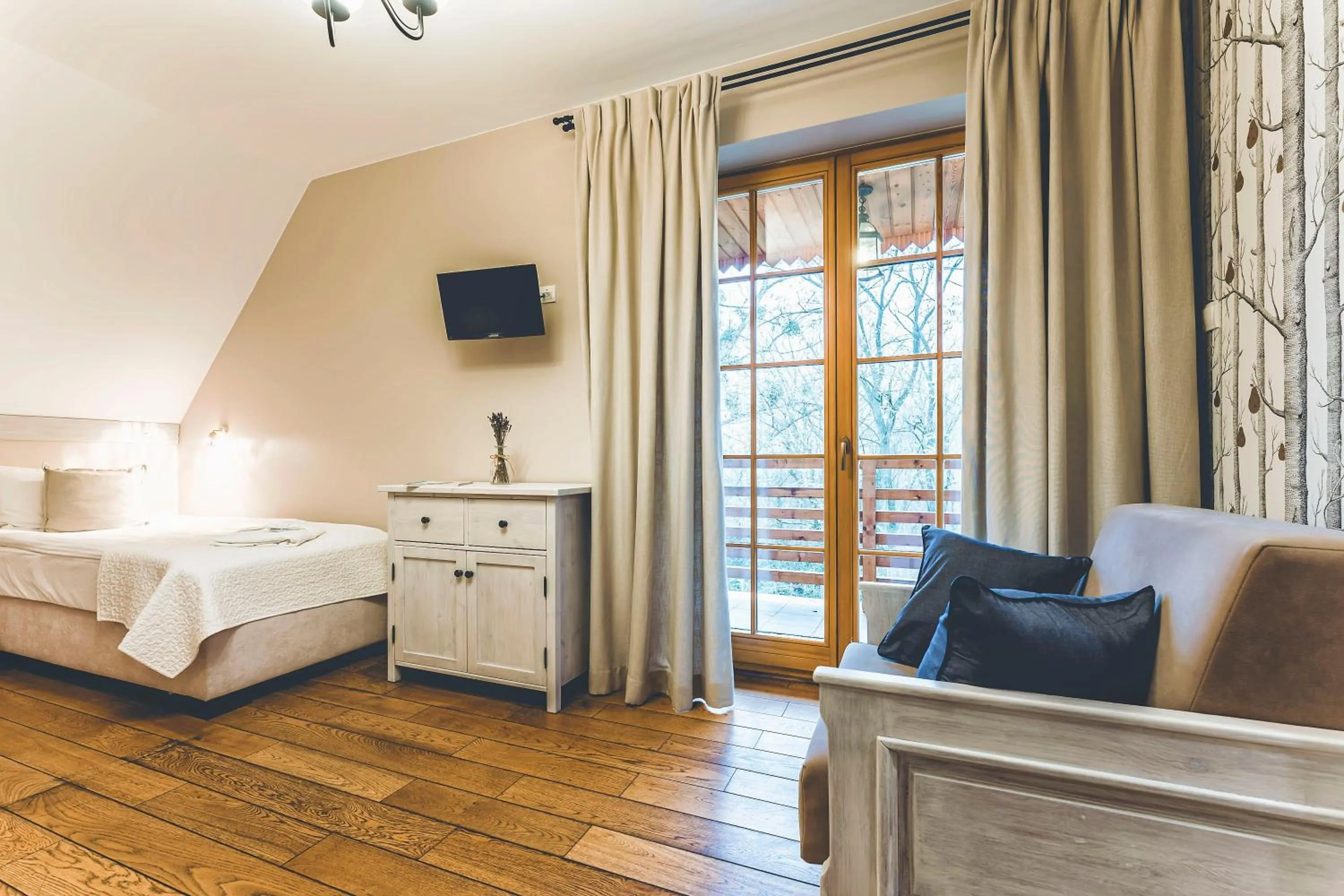 Bed in Łubinowe Wzgórze - Wioska Zdrowia