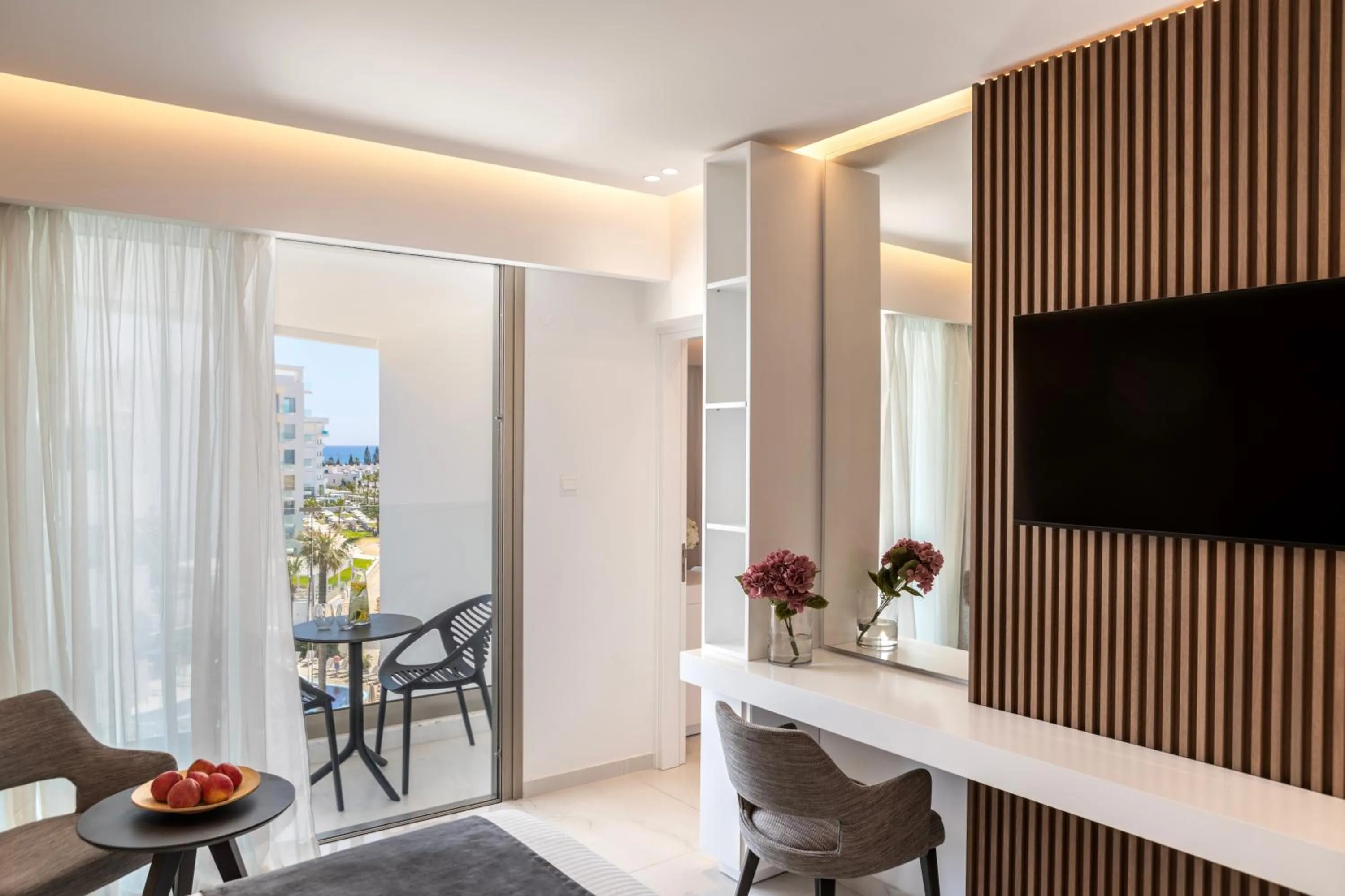 Bed in Pavlo Napa Beach Hotel