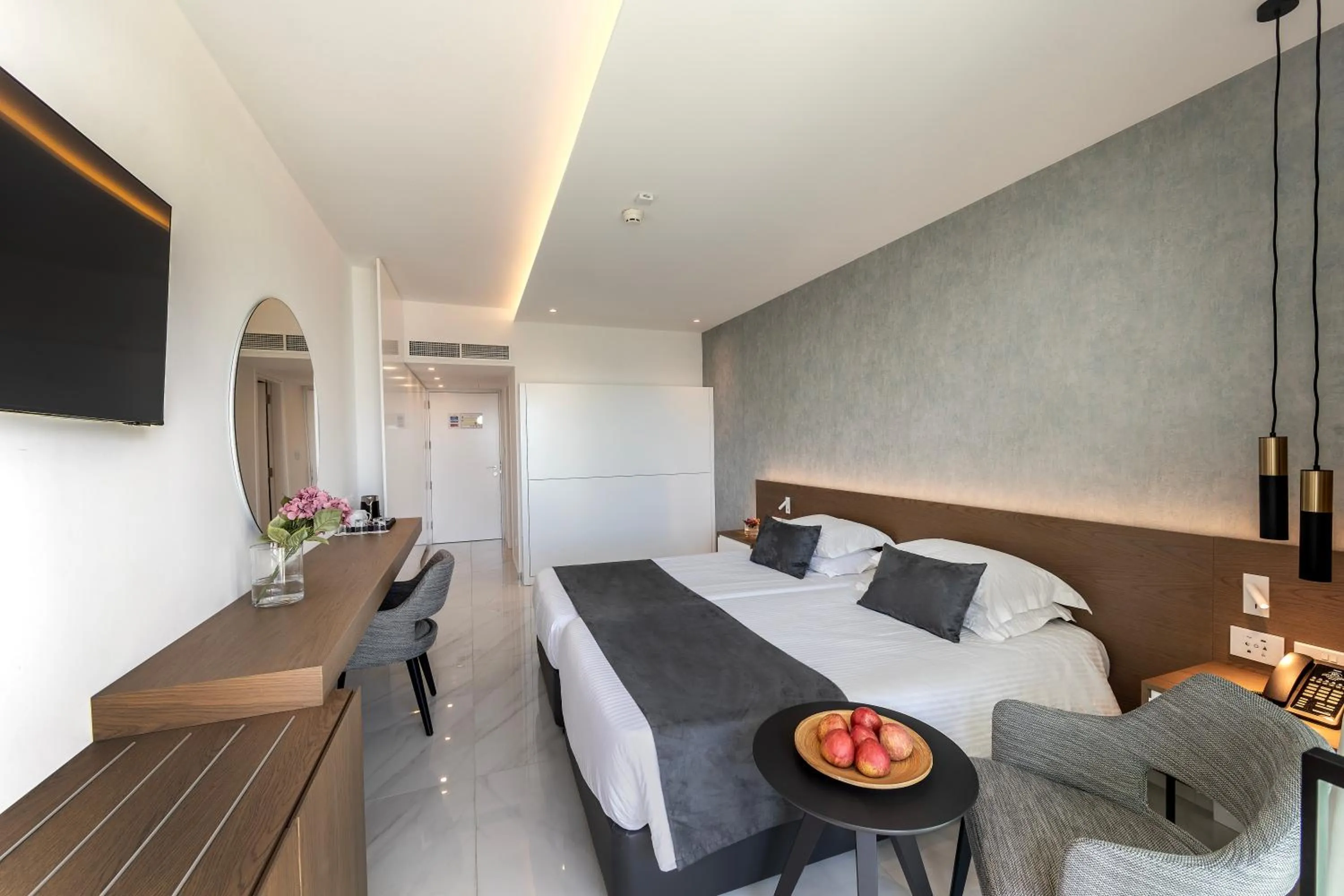 Bed in Pavlo Napa Beach Hotel