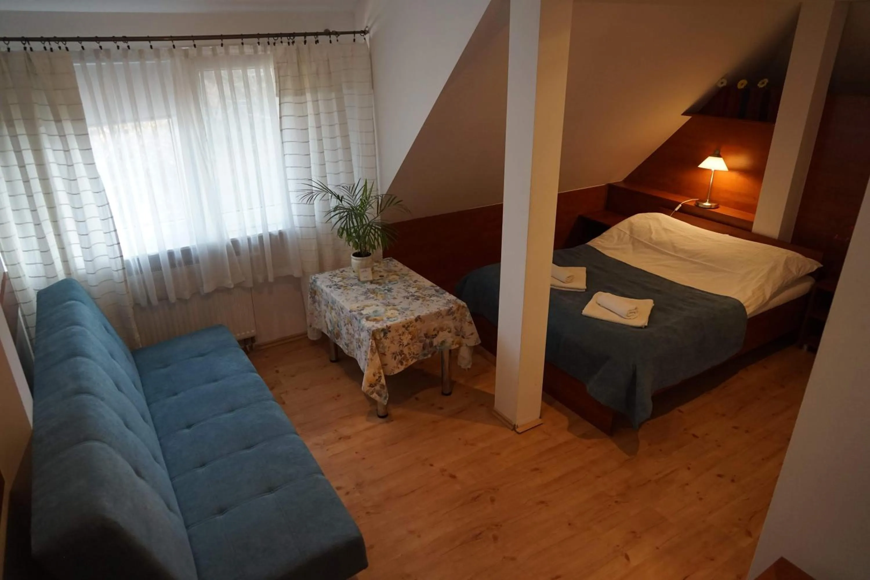 Bed in Dom Gościnny 8 km od Suntago, Deepspot