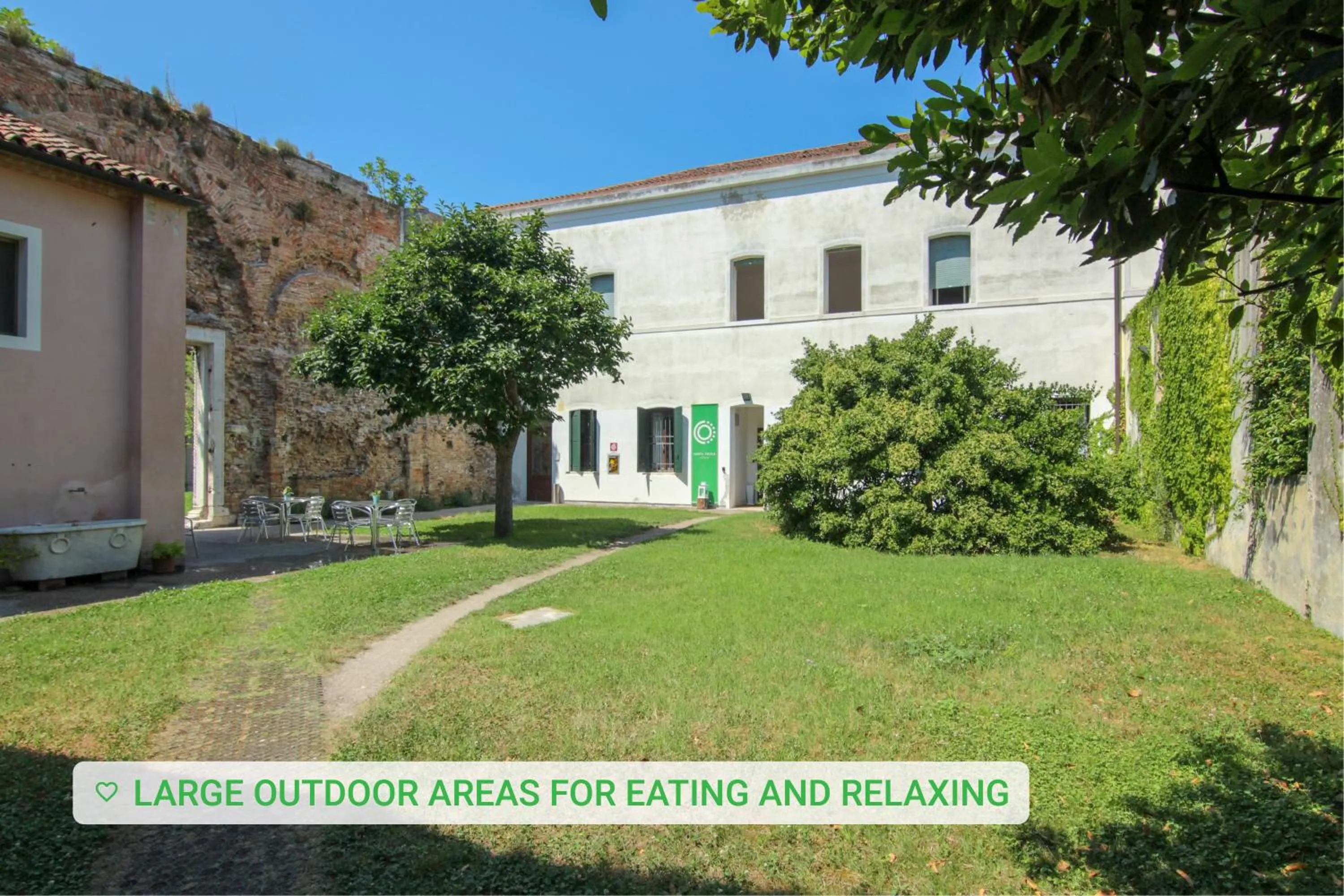 Patio in Ostello S. Fosca - CPU Venice Hostels