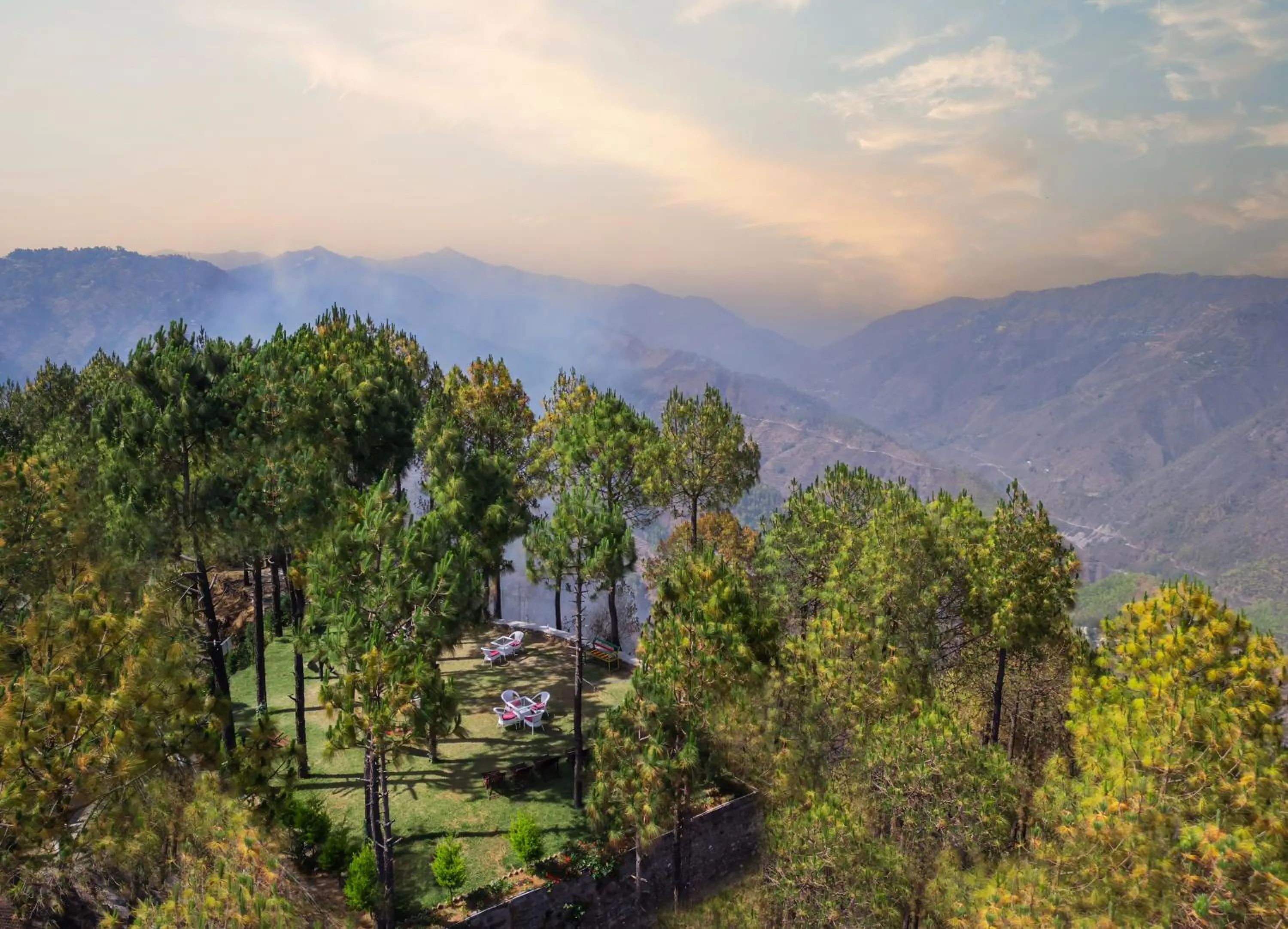 Seating area in Zone Connect by The Park, Lansdowne