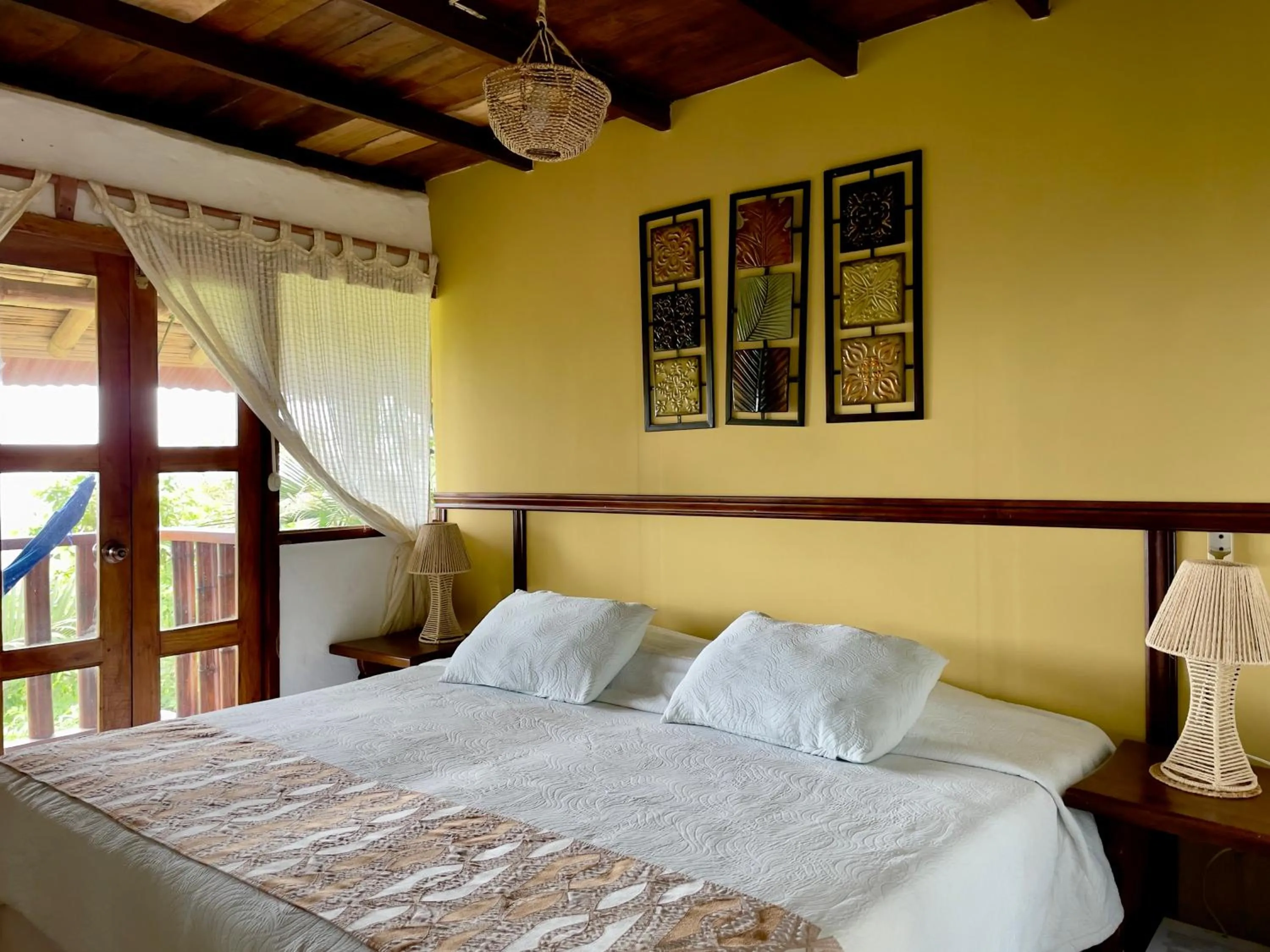 Bed in Samai Lodge Holistic Living