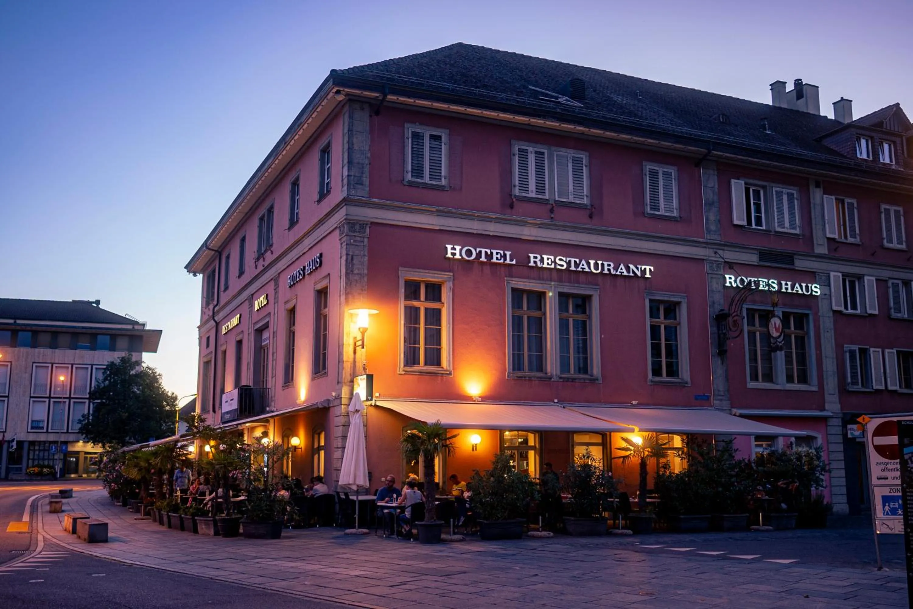 Property building in Hotel Rotes Haus
