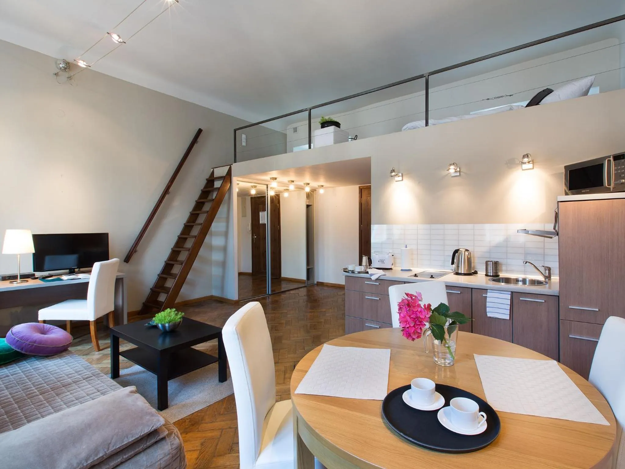 Living room in Antique Apartments Old Town