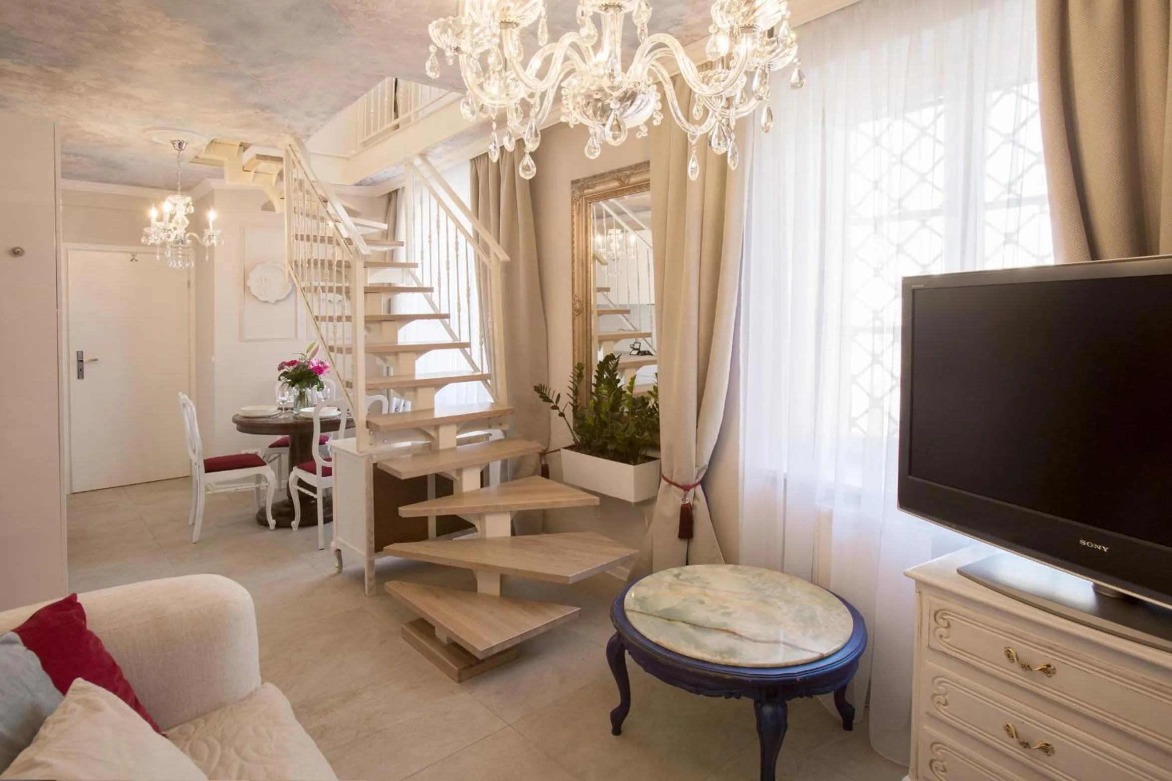 Living room in Antique Apartments Old Town