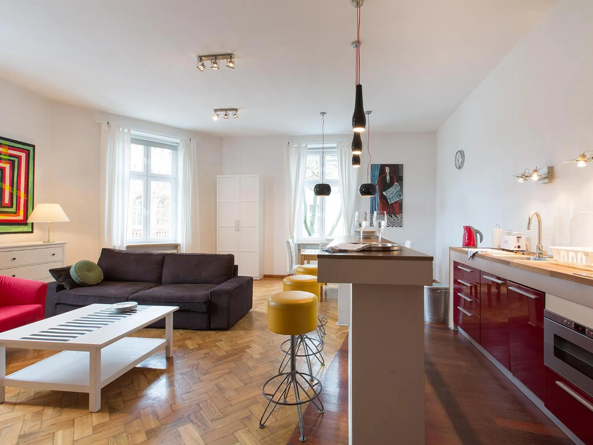 Living room in Antique Apartments Old Town