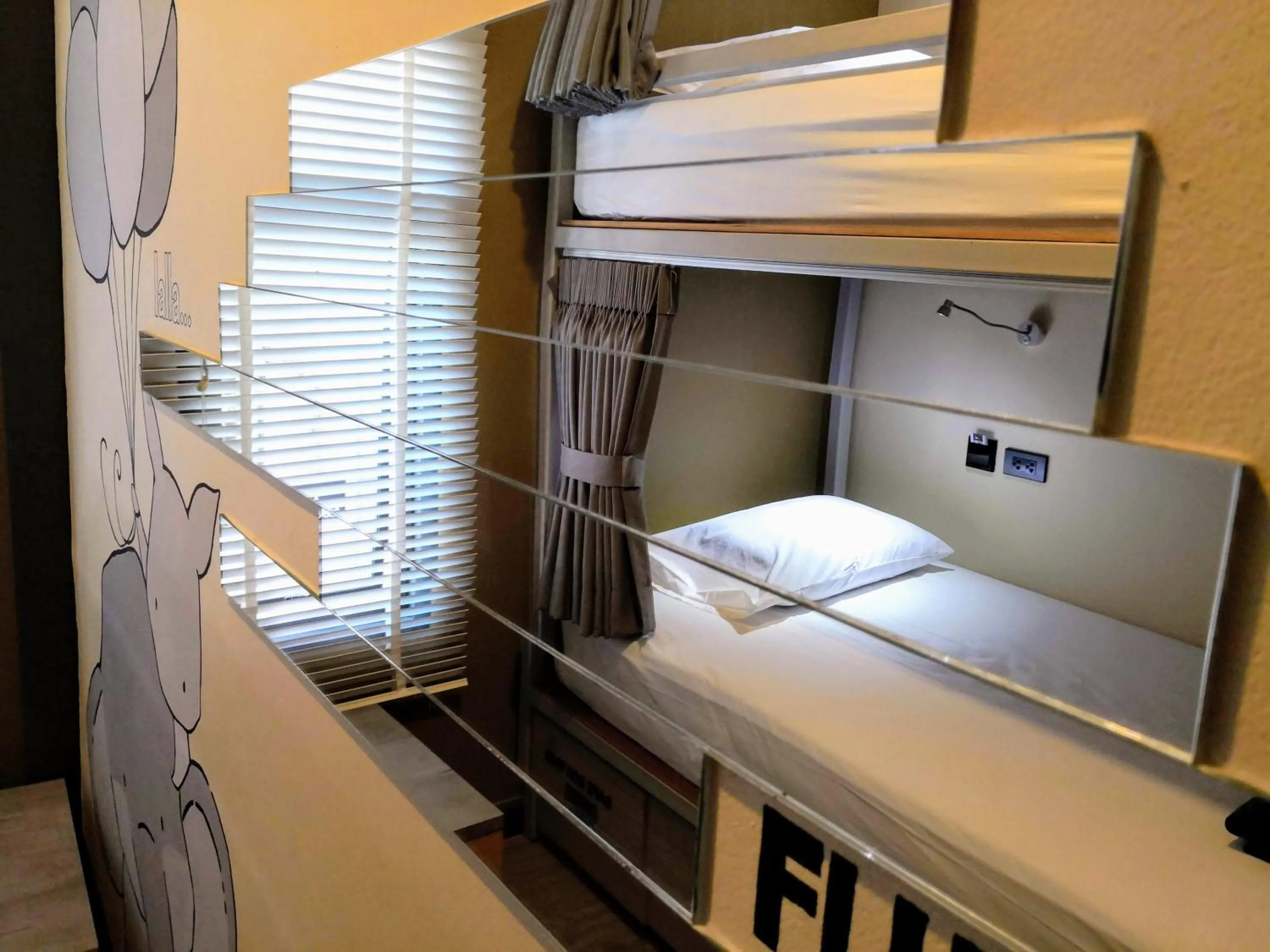 Decorative detail, Bed in Asleep by Lantana