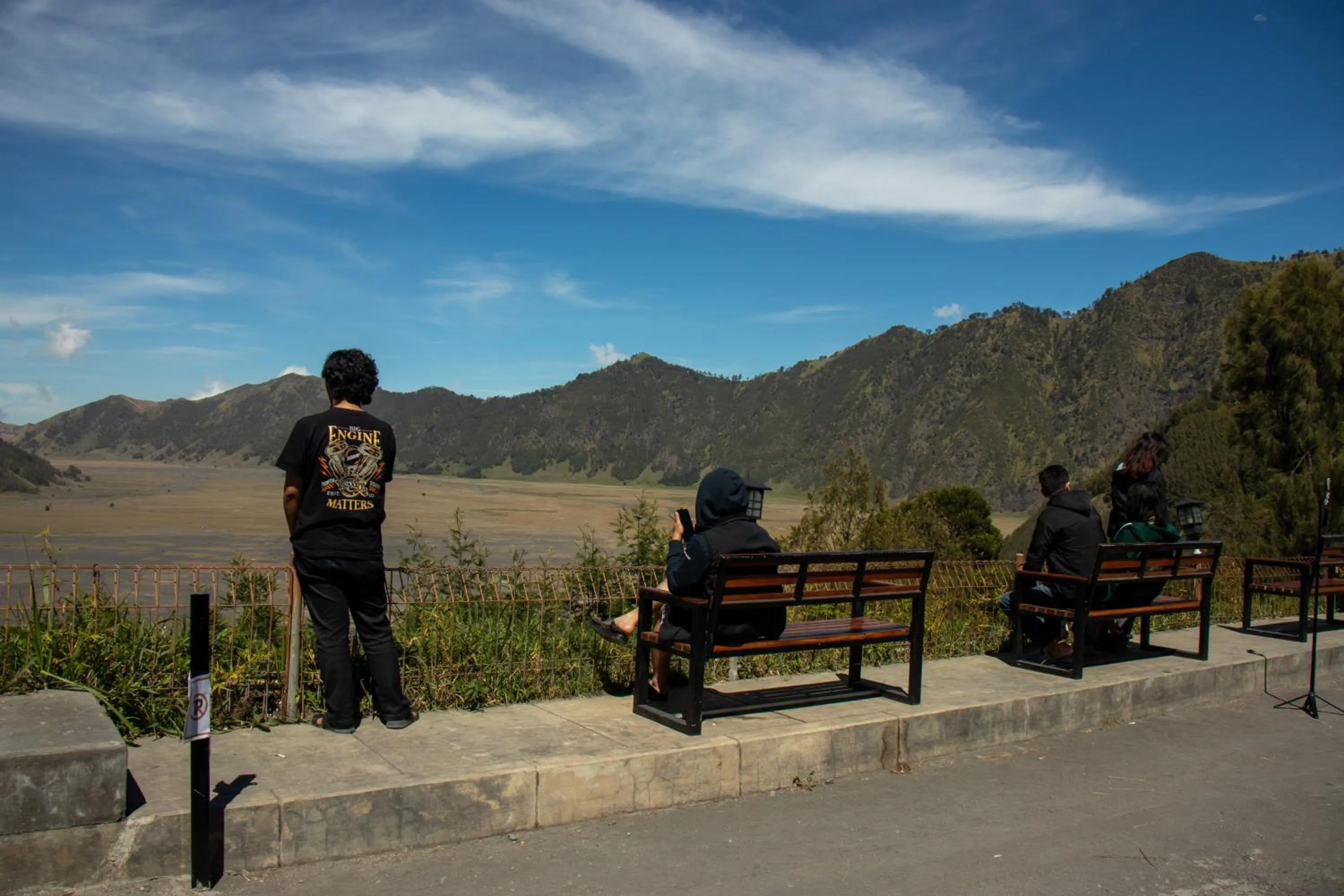 Balcony/Terrace in Cemara Indah Hotel
