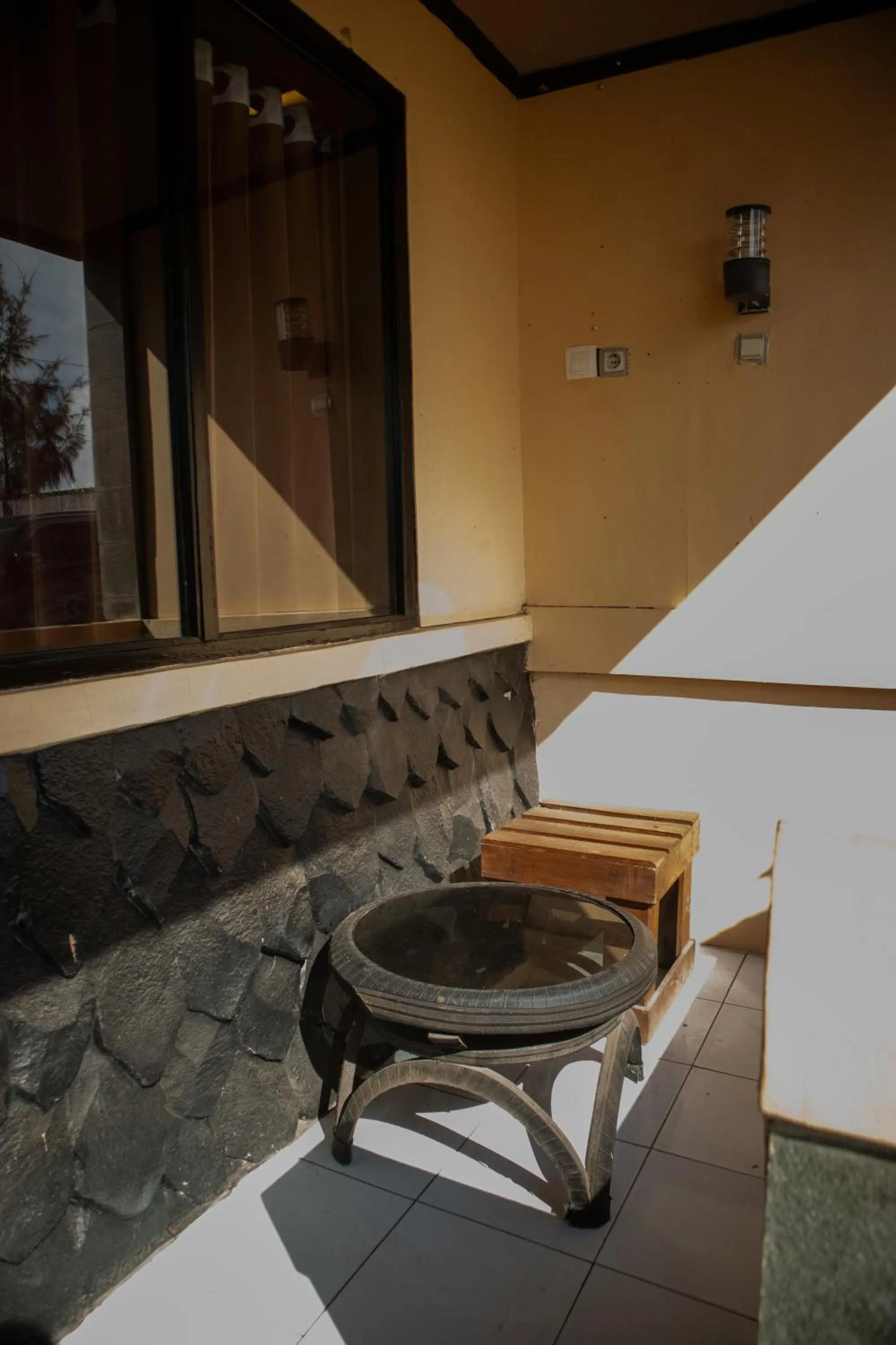 Balcony/Terrace in Cemara Indah Hotel