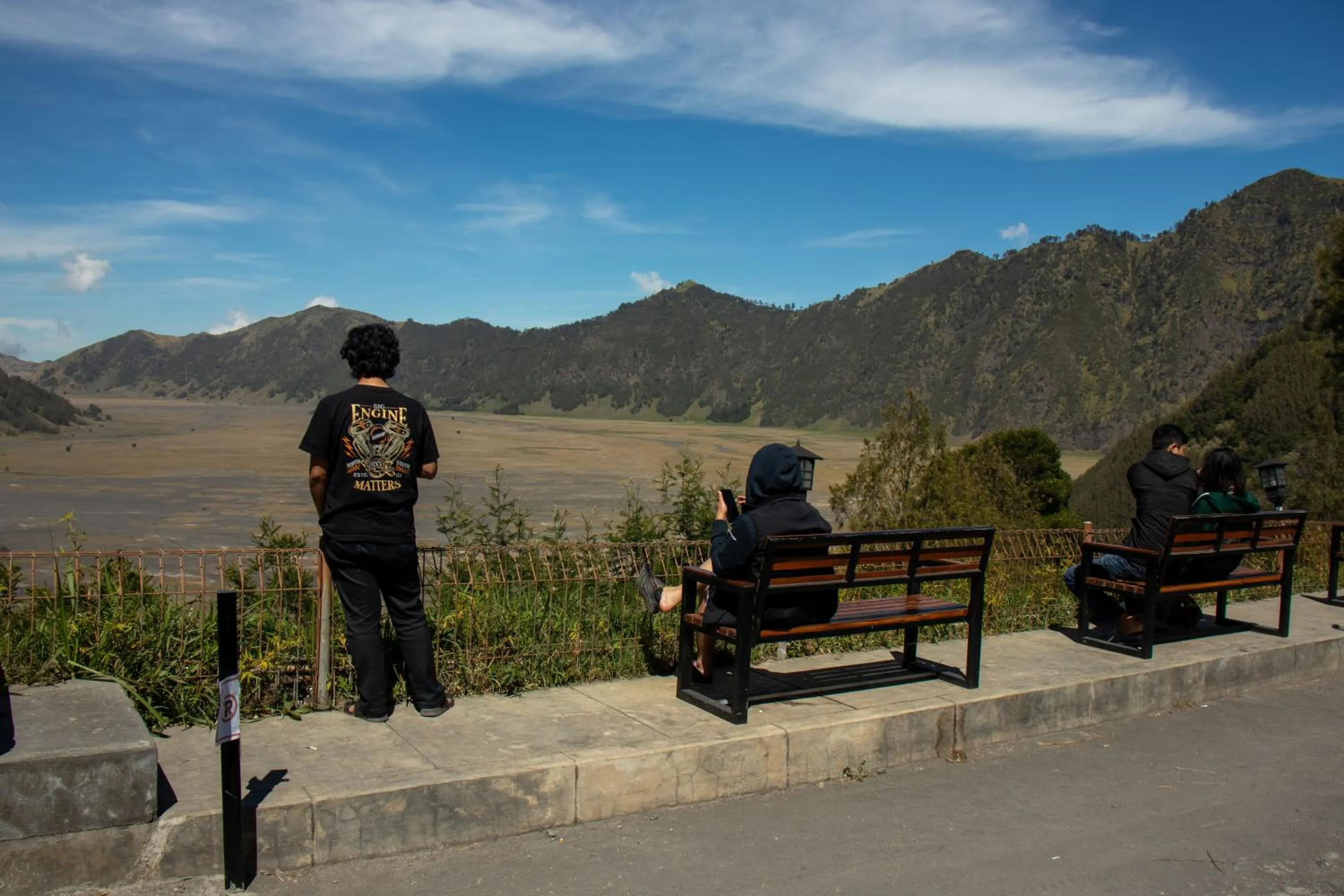 Balcony/Terrace in Cemara Indah Hotel