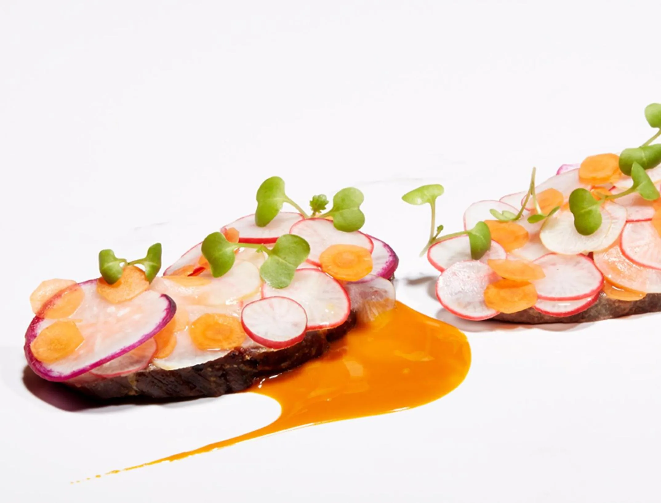 Food close-up in Malerwinkl Restaurant + Kunsthotel