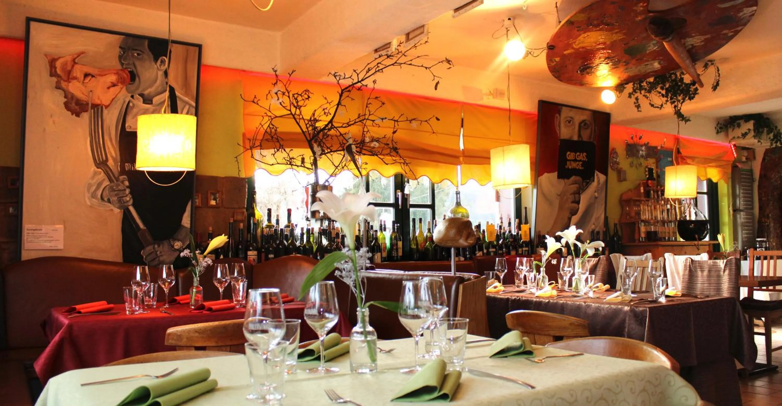 Restaurant/places to eat in Malerwinkl Restaurant + Kunsthotel