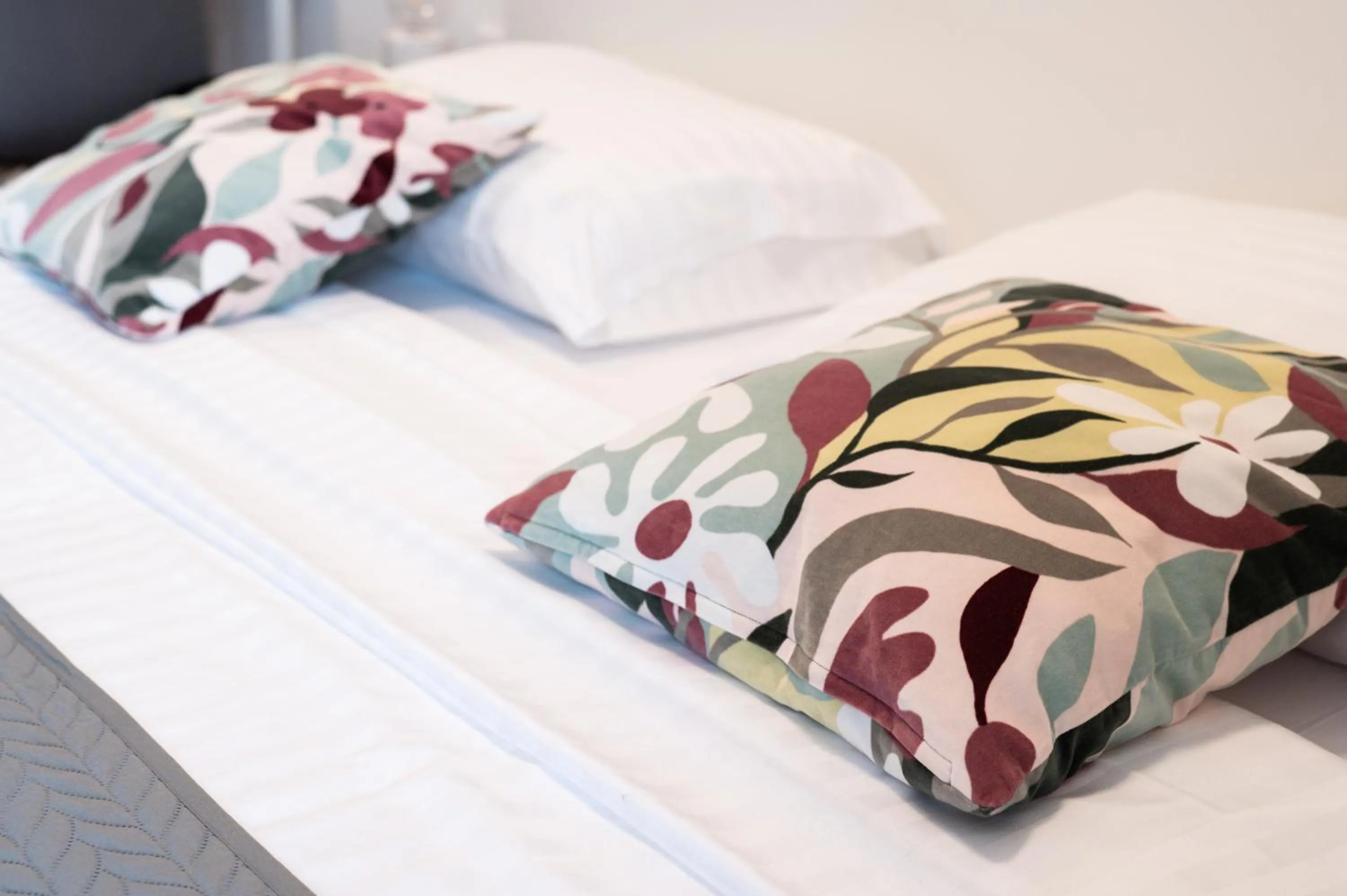 Bed in Forgotten Garden Apartments Portoroz