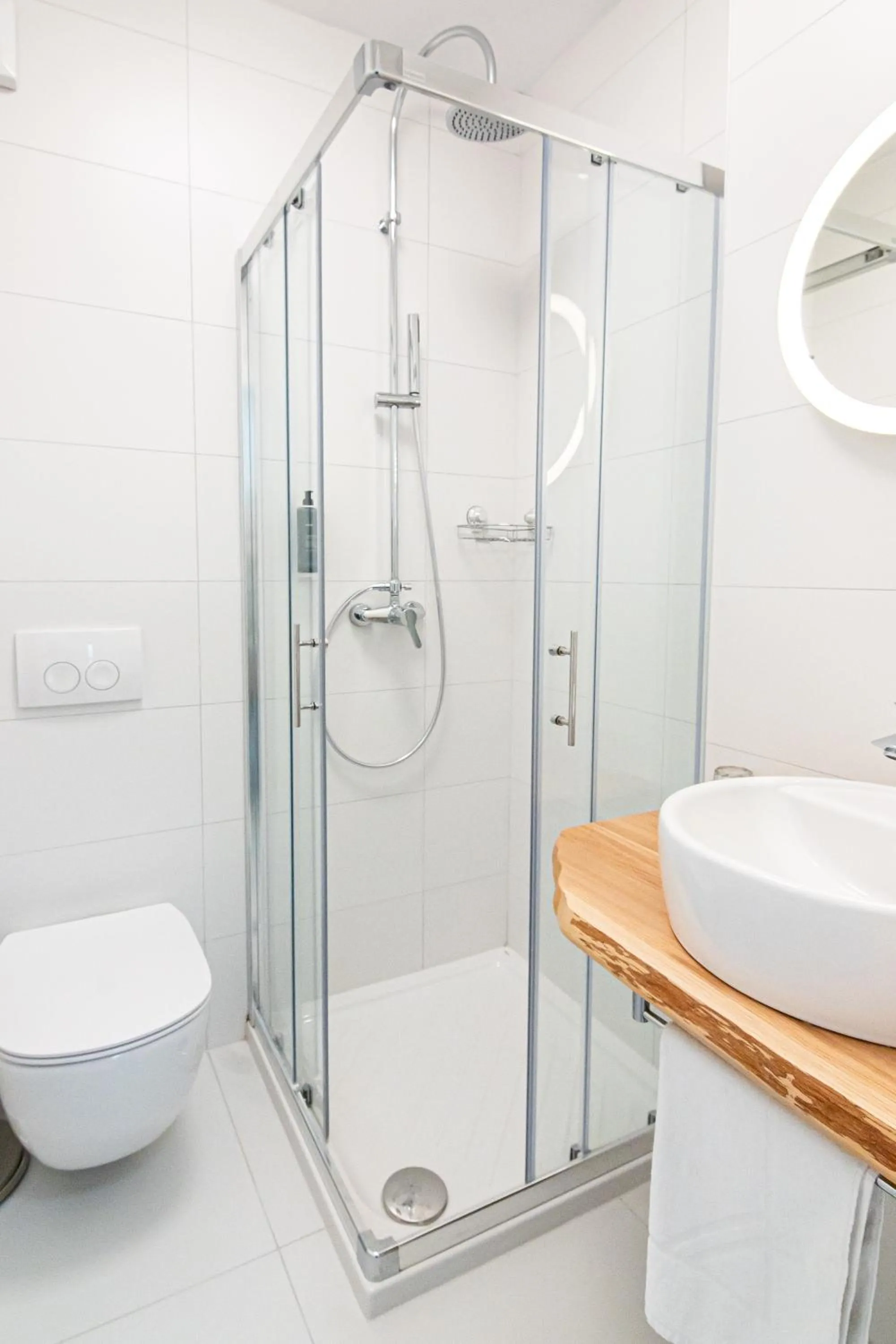 Shower in Forgotten Garden Apartments Portoroz