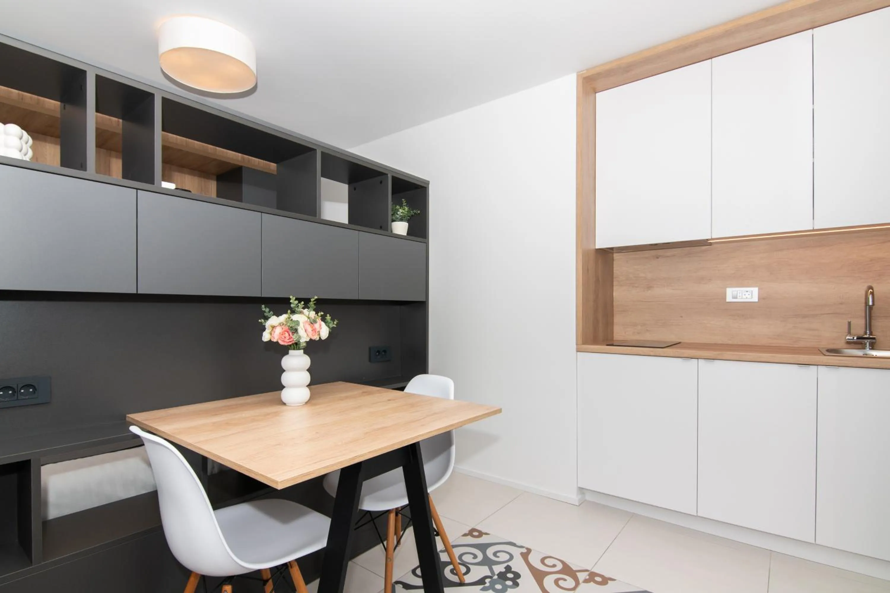 Kitchen or kitchenette in Forgotten Garden Apartments Portoroz