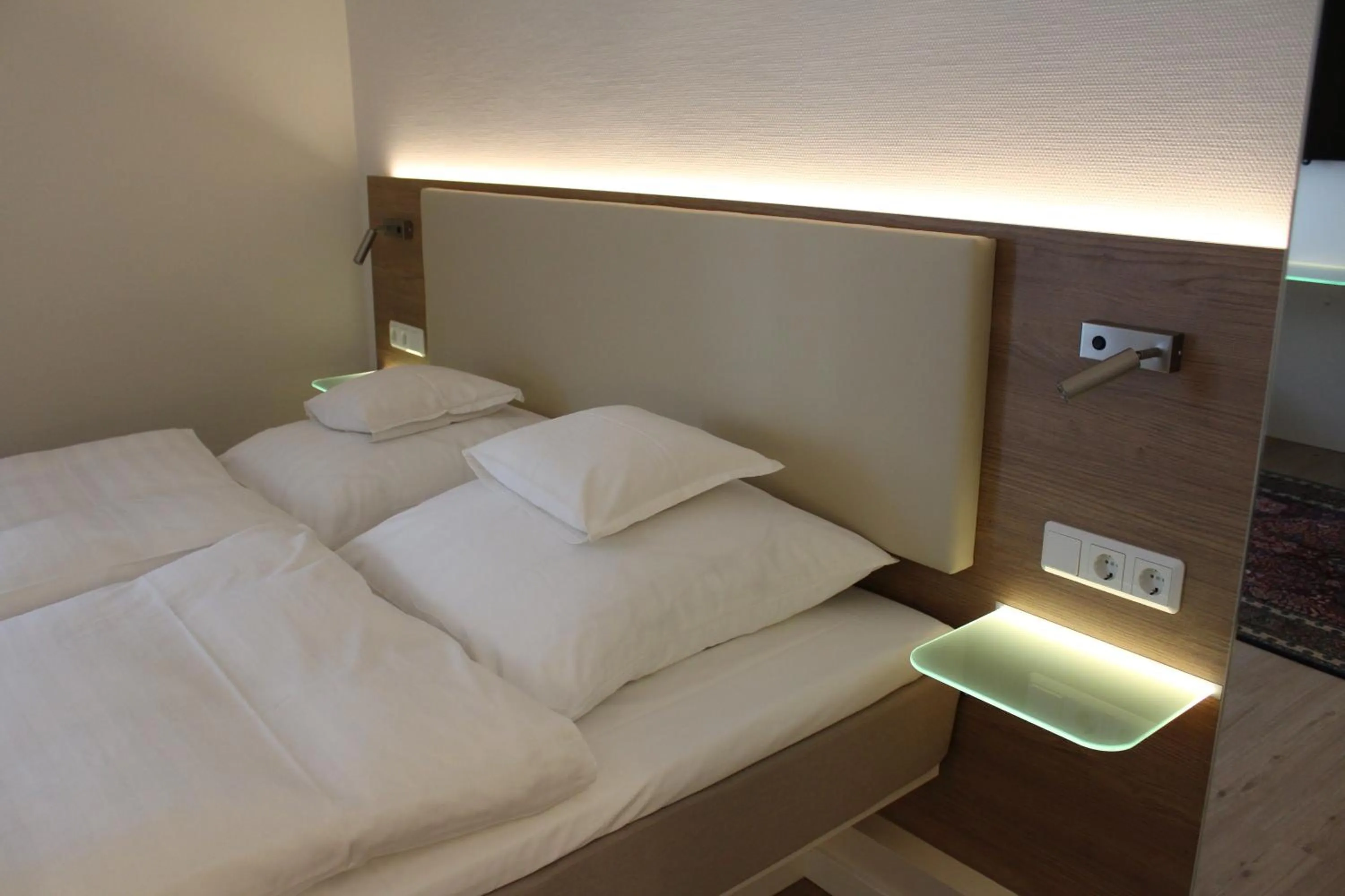 Bed in Stüttgens Hotel