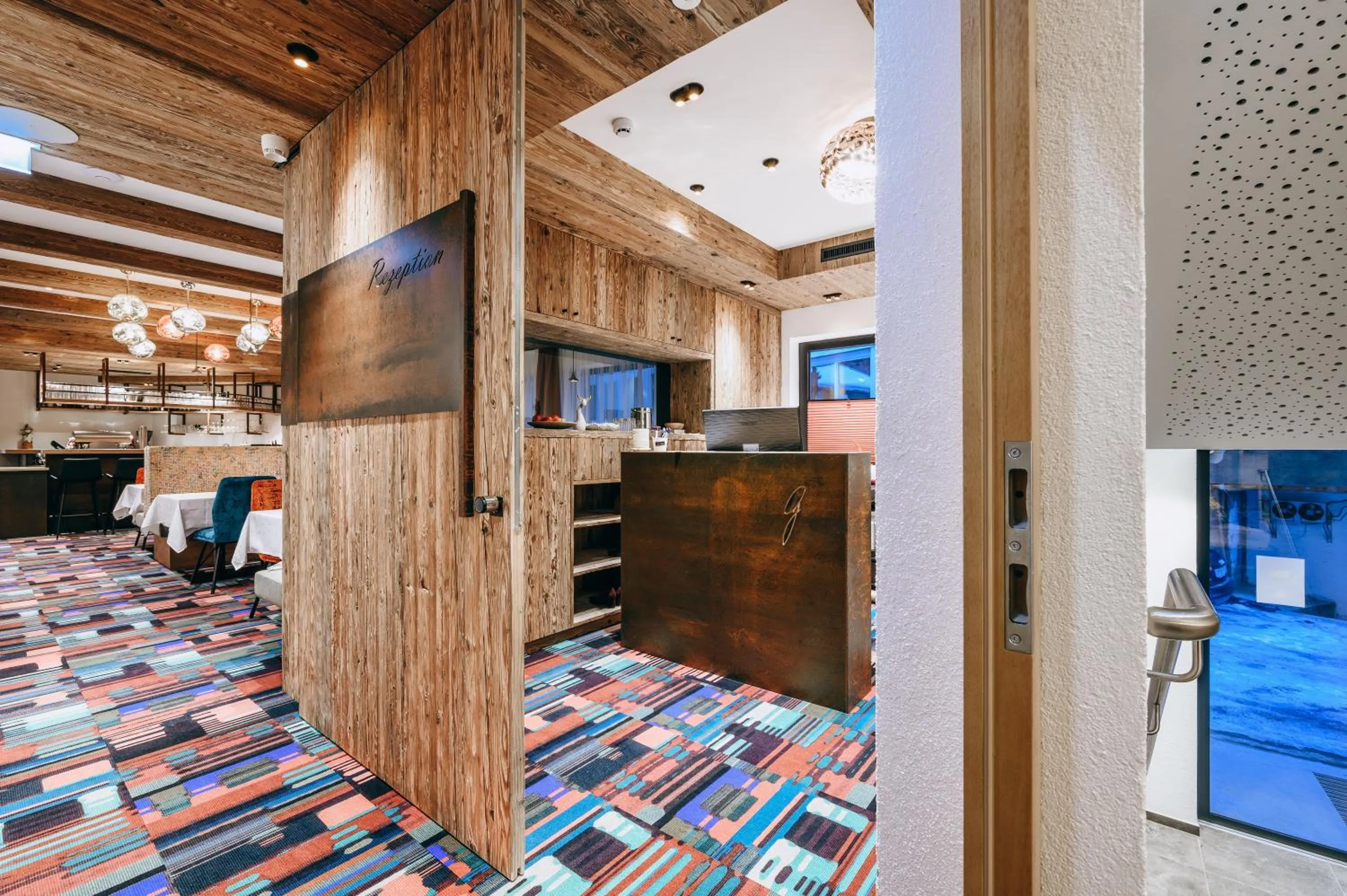 Lobby or reception in Hotel Grieserin