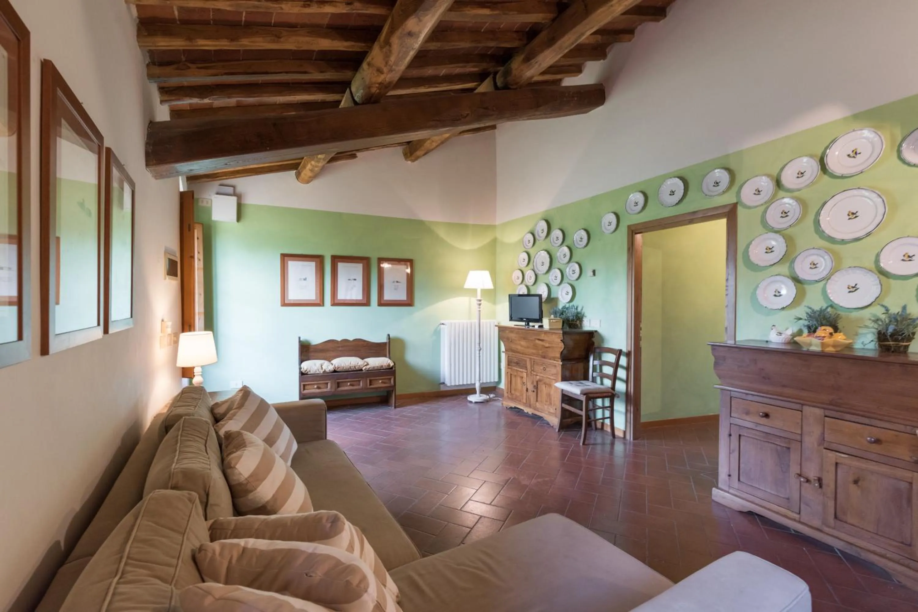 Living room in Podere Torricella