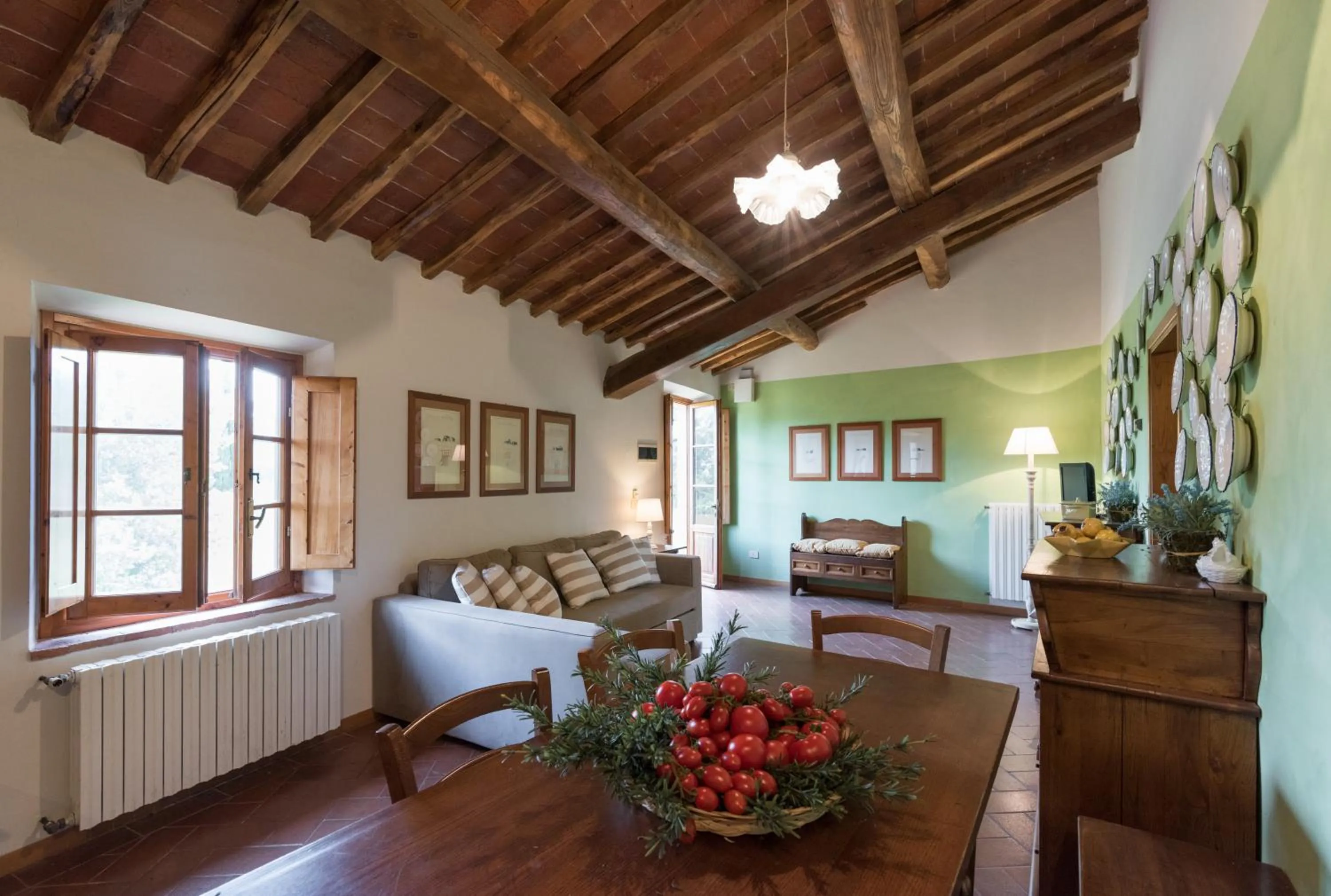 Living room in Podere Torricella