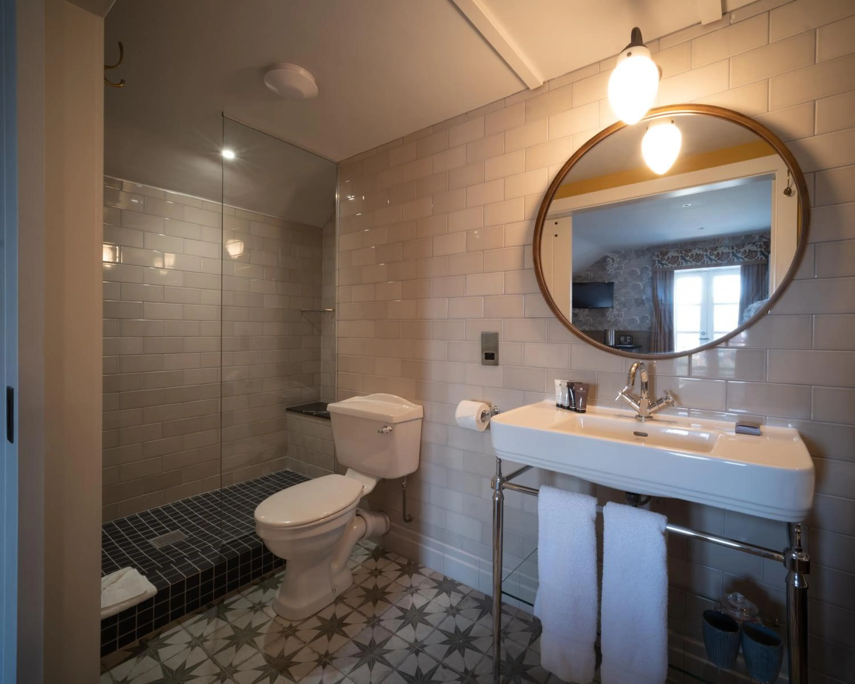 Shower in Eleven Didsbury Park Hotel