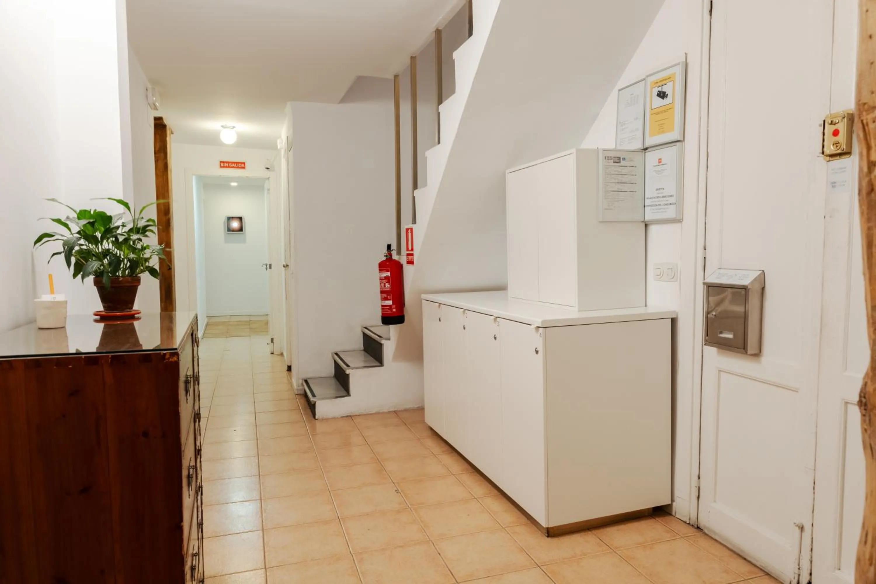 Lobby or reception in Hostal La Zona