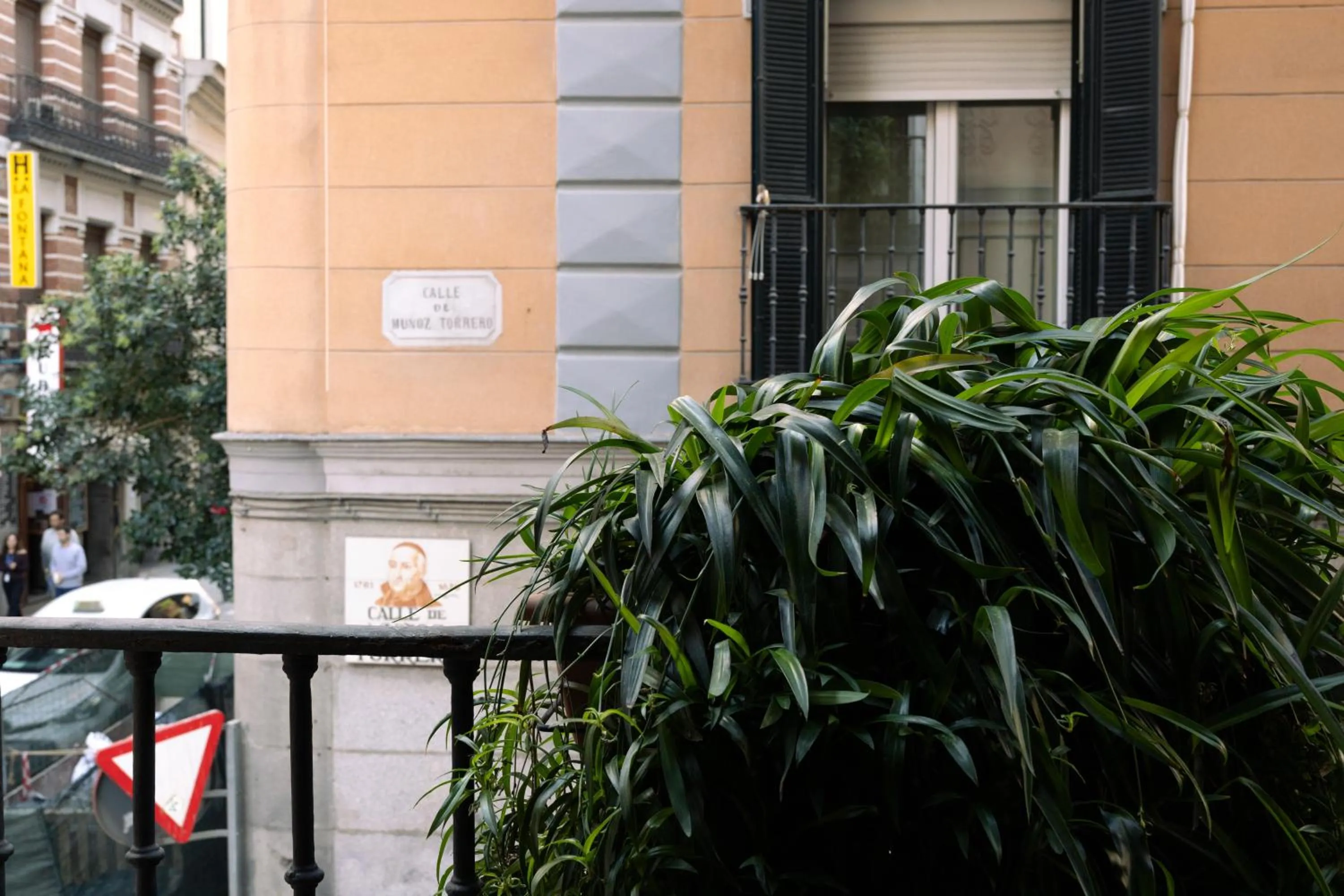 Balcony/Terrace in Hostal La Zona