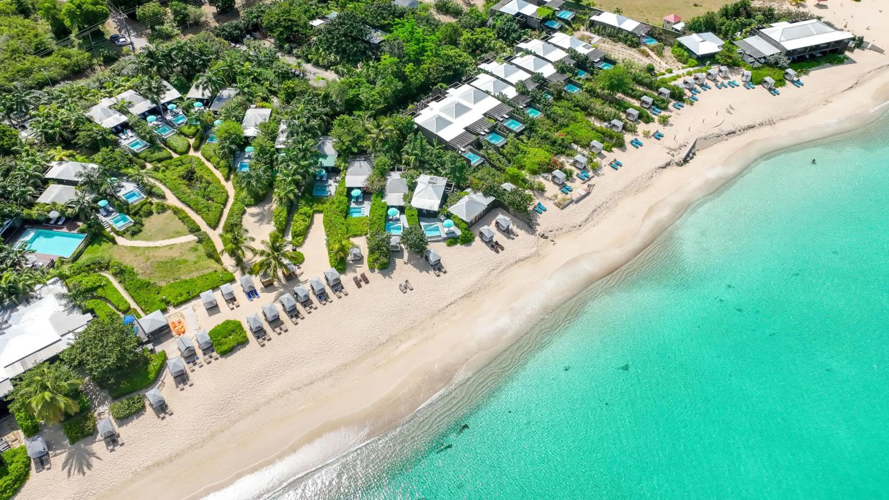 Bird's eye view in Keyonna Beach - All Inclusive - Couples Only