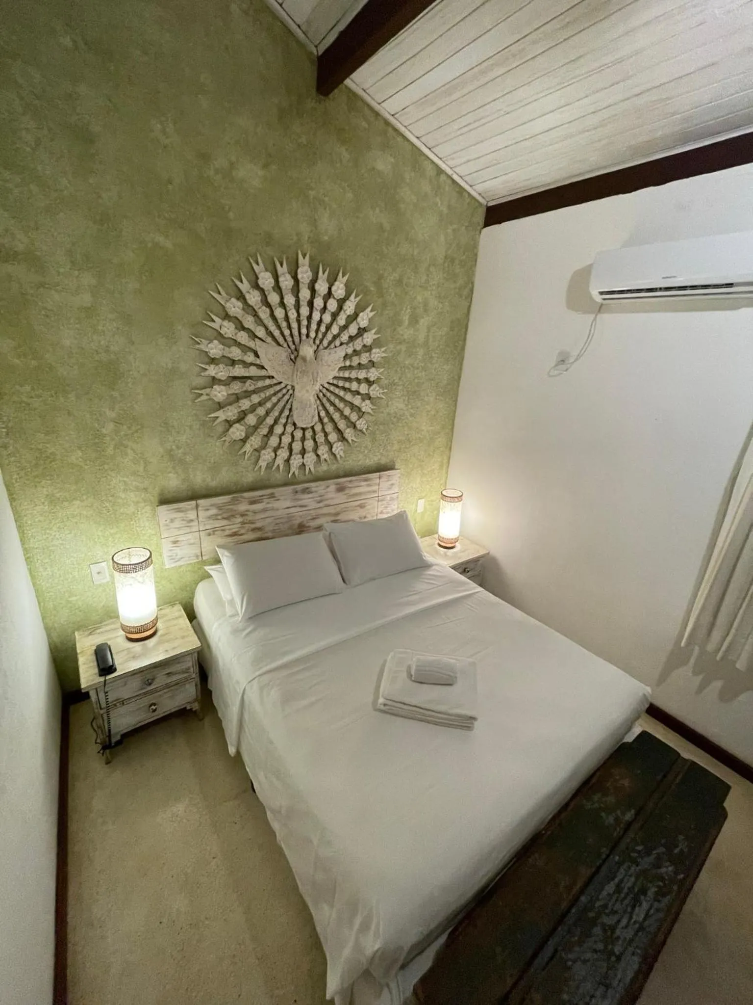 Bed in Pousada Rosa dos Ventos