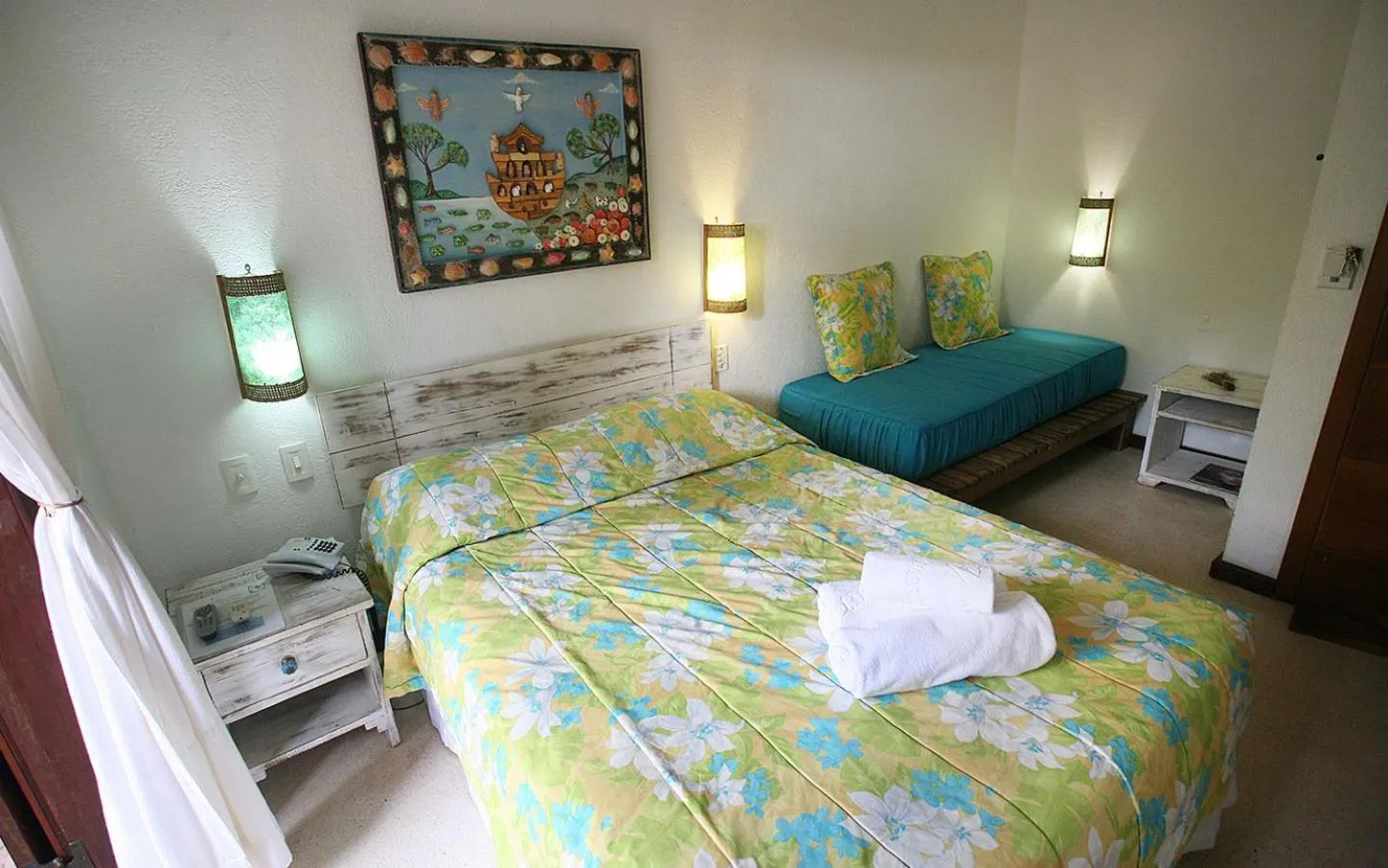 Bed in Pousada Rosa dos Ventos