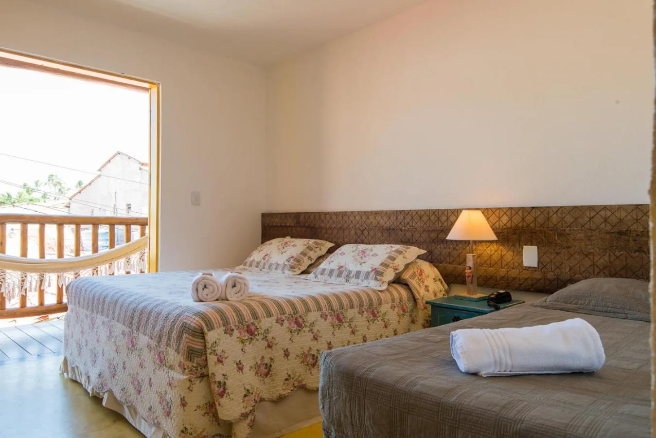 Bed in Pousada Rosa dos Ventos