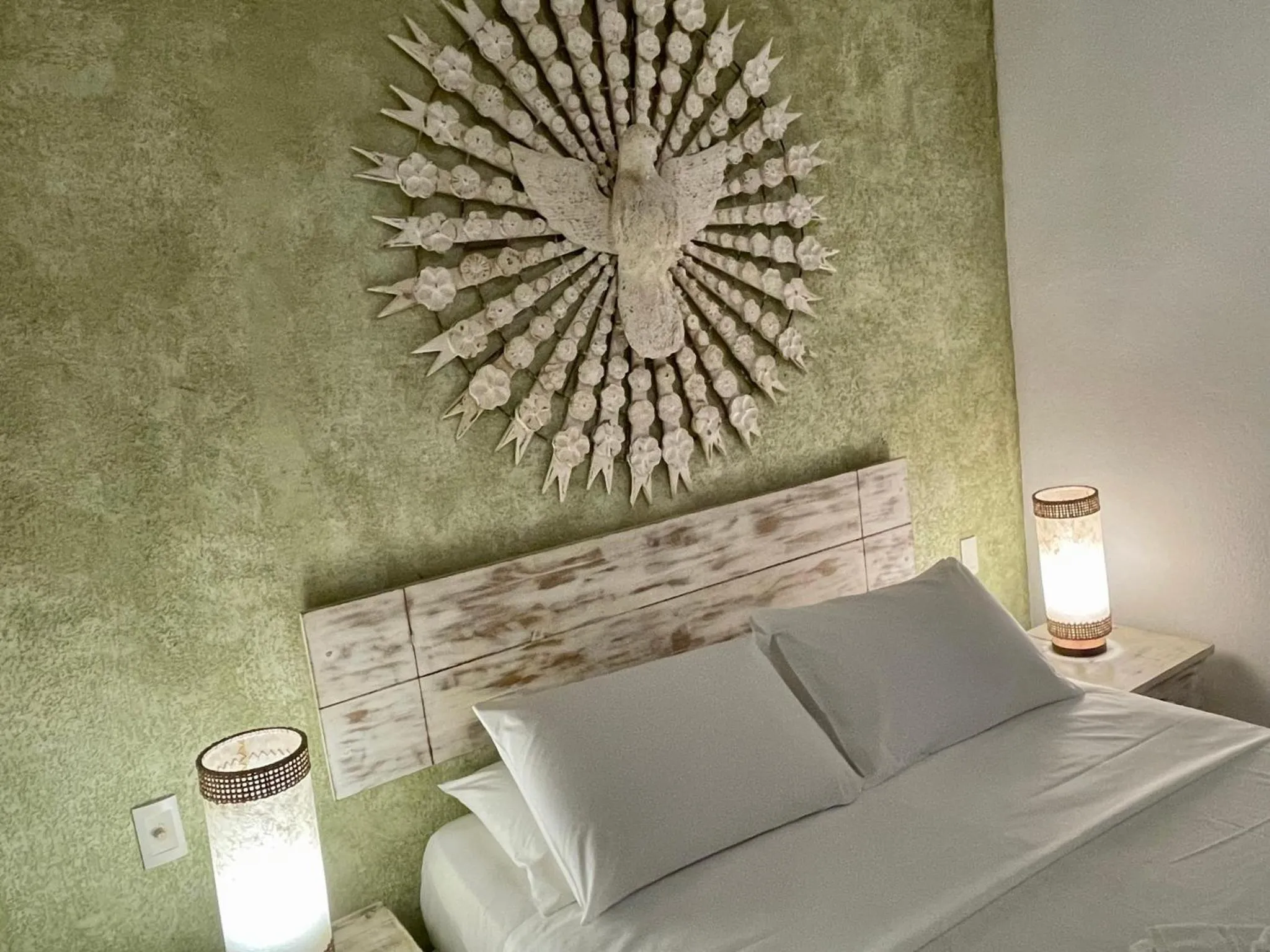 Bed in Pousada Rosa dos Ventos