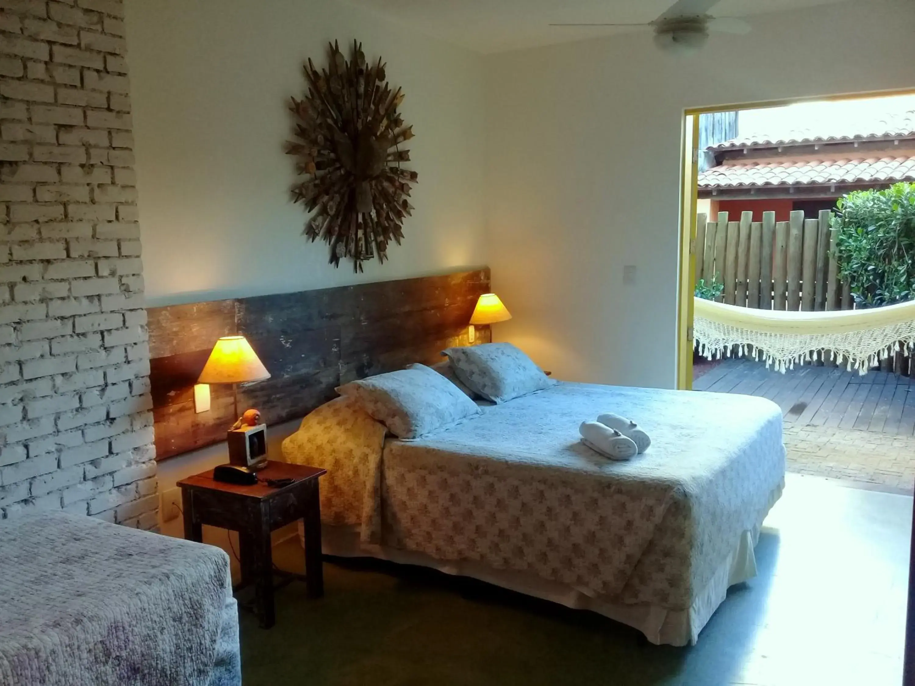 Quadruple Room with Balcony in Pousada Rosa dos Ventos Quadruple Room with Balcony in Pousada Rosa dos Ventos