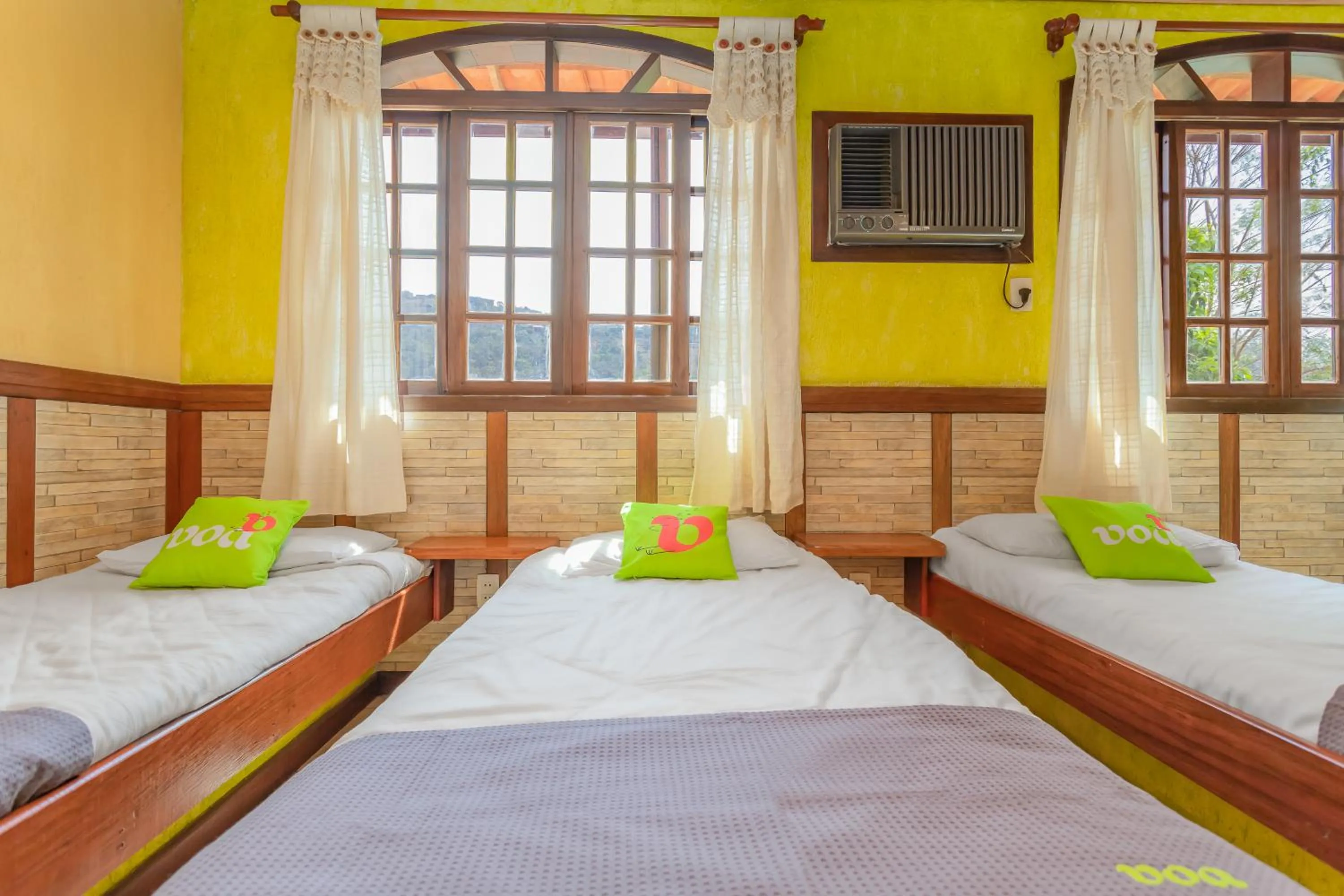 Bedroom, Bed in Wood House