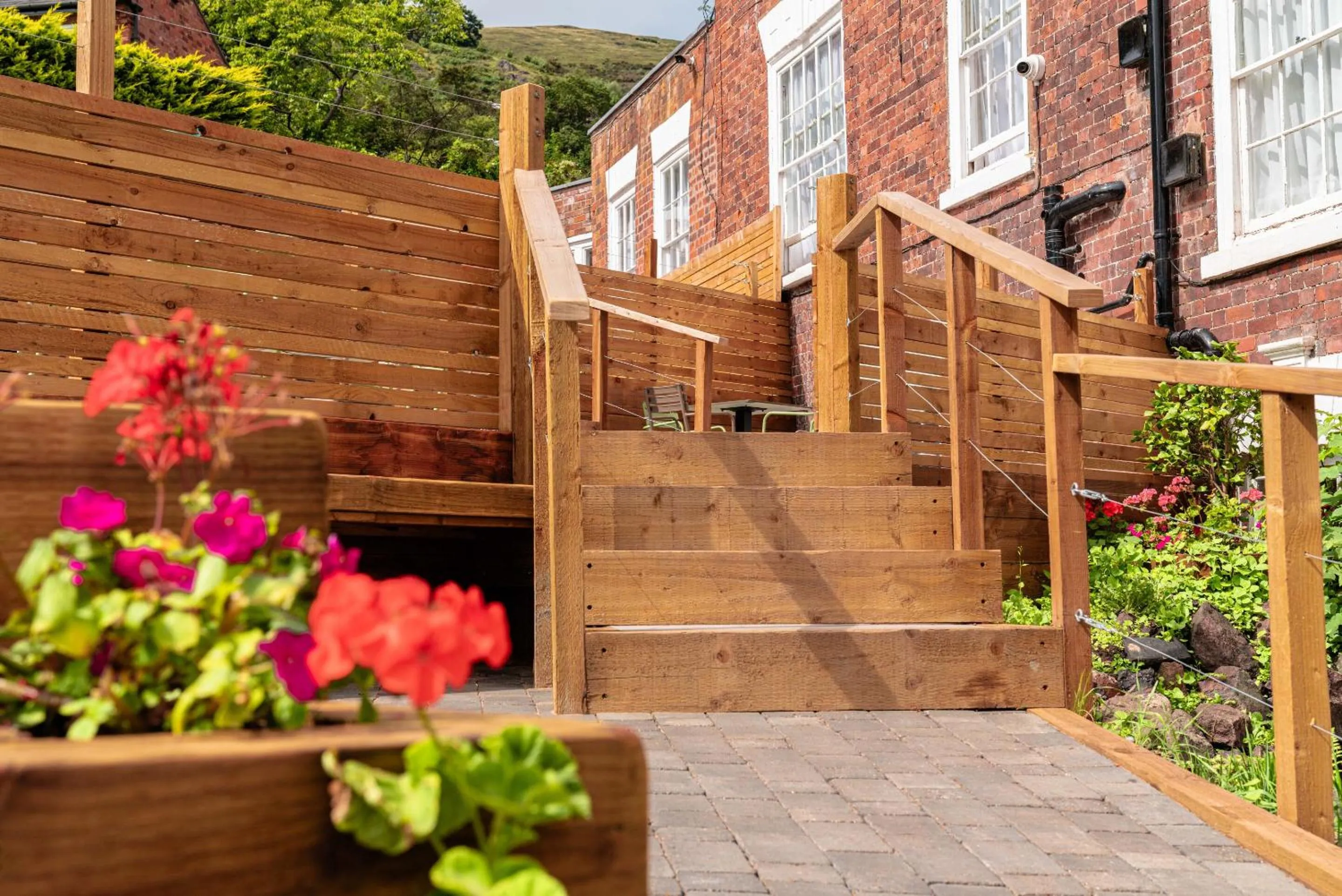 Patio in Mount Pleasant Hotel