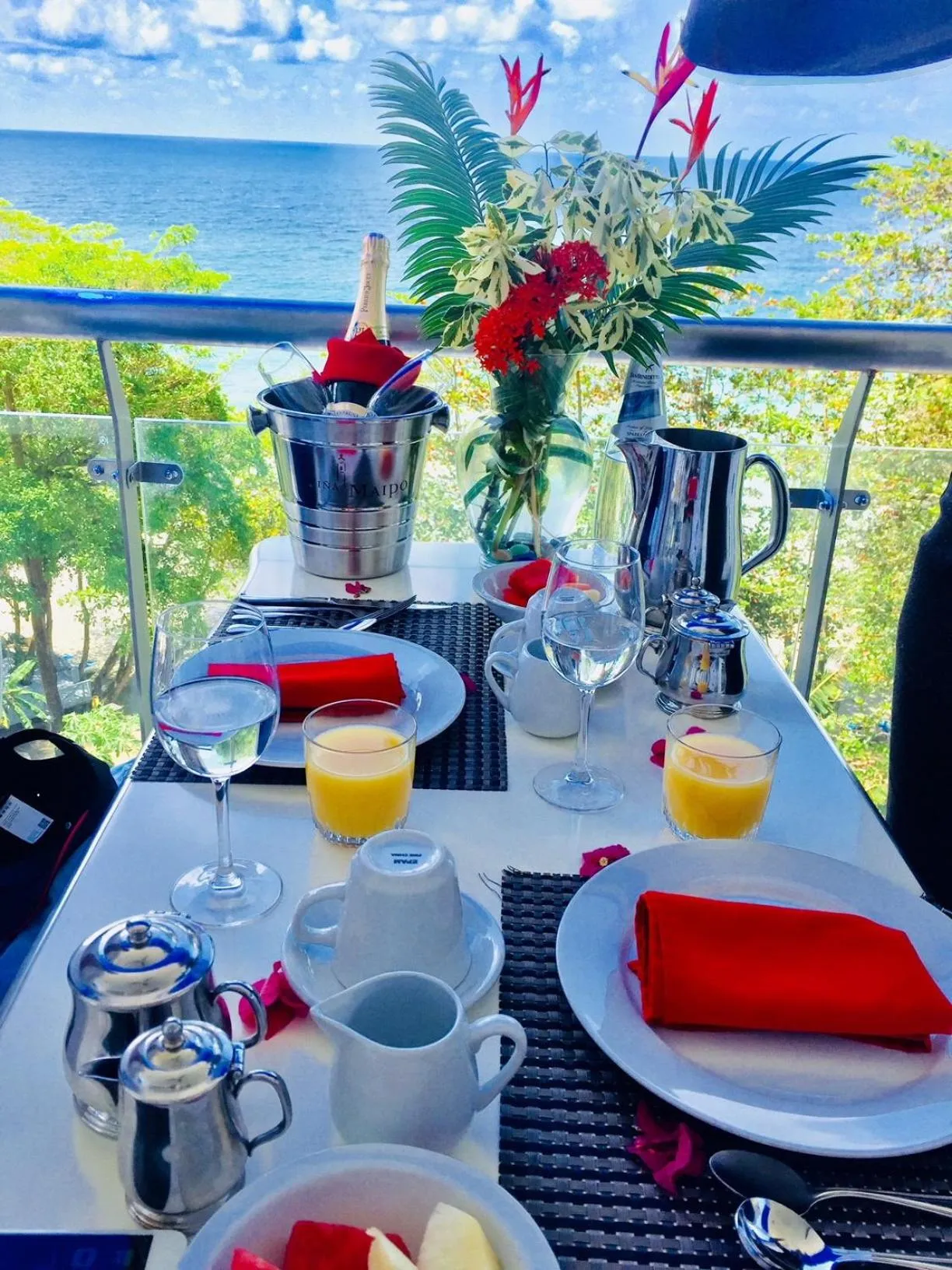 Natural landscape in Bacolet Beach Club