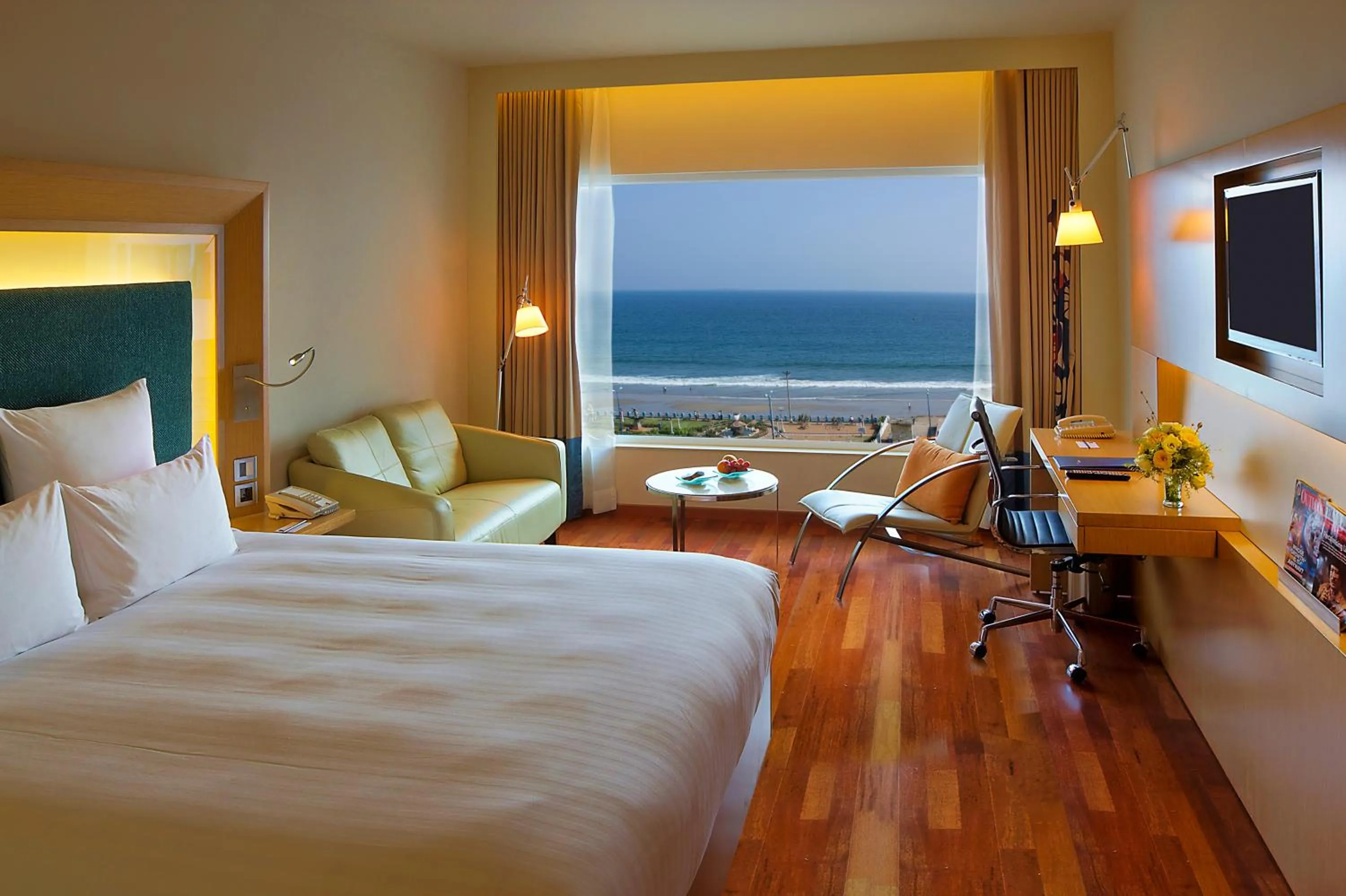 Photo of the whole room, Bed in Novotel Visakhapatnam Varun Beach