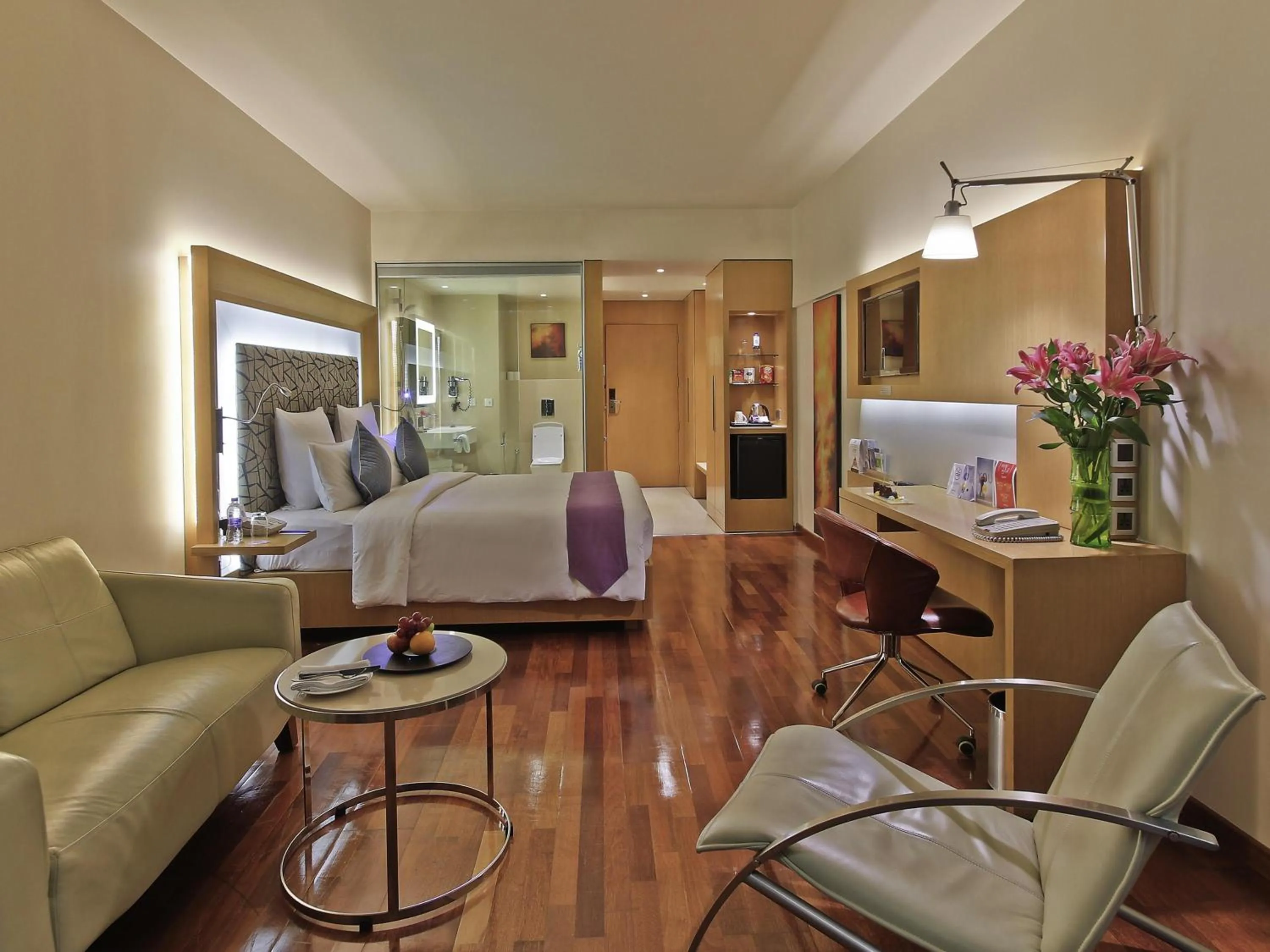 Bedroom in Novotel Visakhapatnam Varun Beach